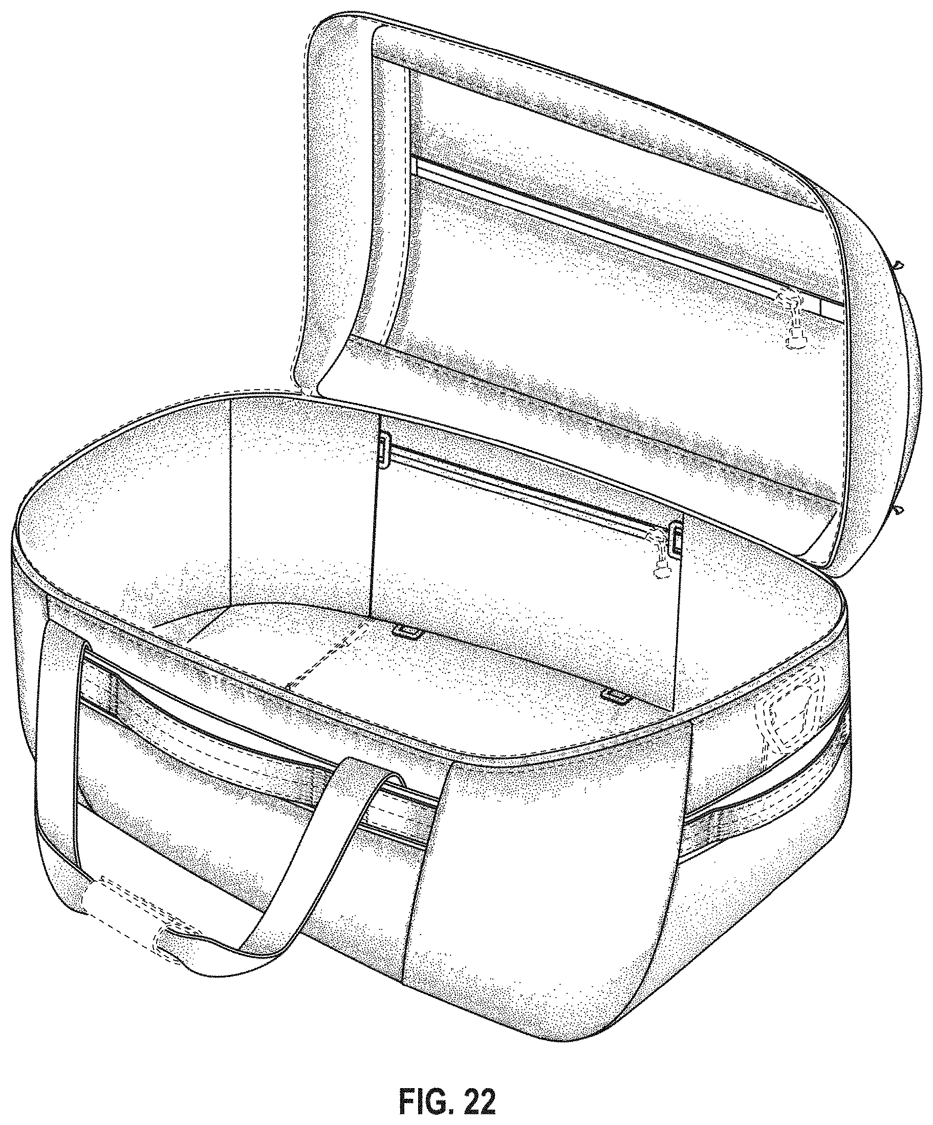 Patent USD1000834 Figure 19 – Duffel bag