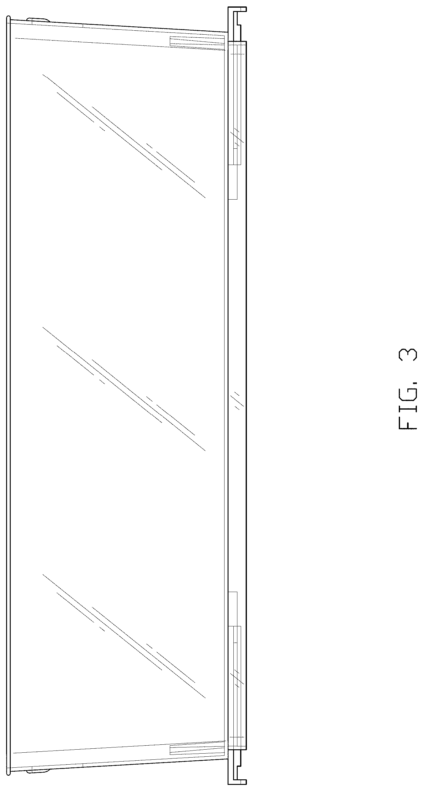 Patent USD1000836 Figure 3 – Stackable bin
