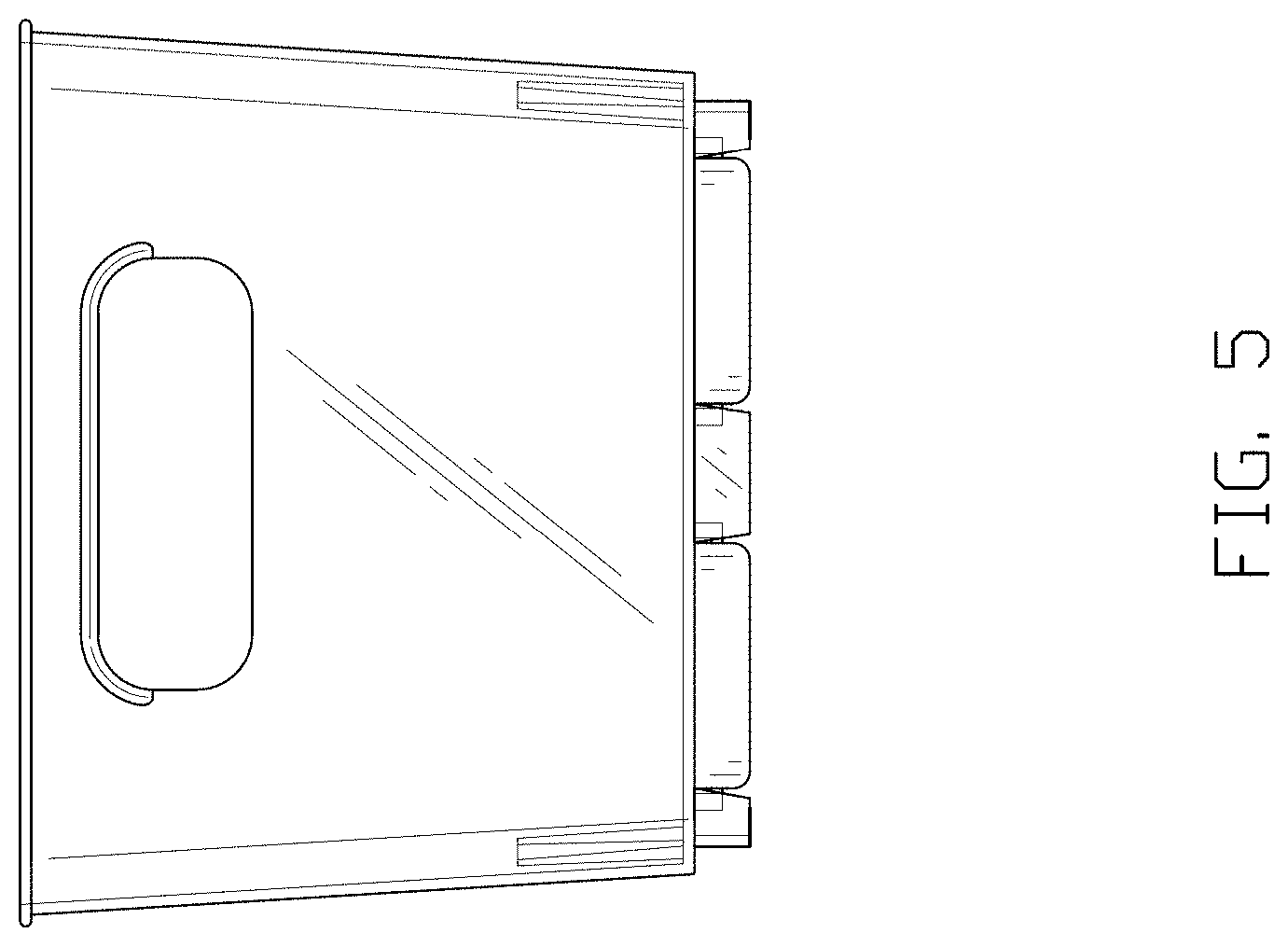 Patent USD1000836 Figure 5 – Stackable bin