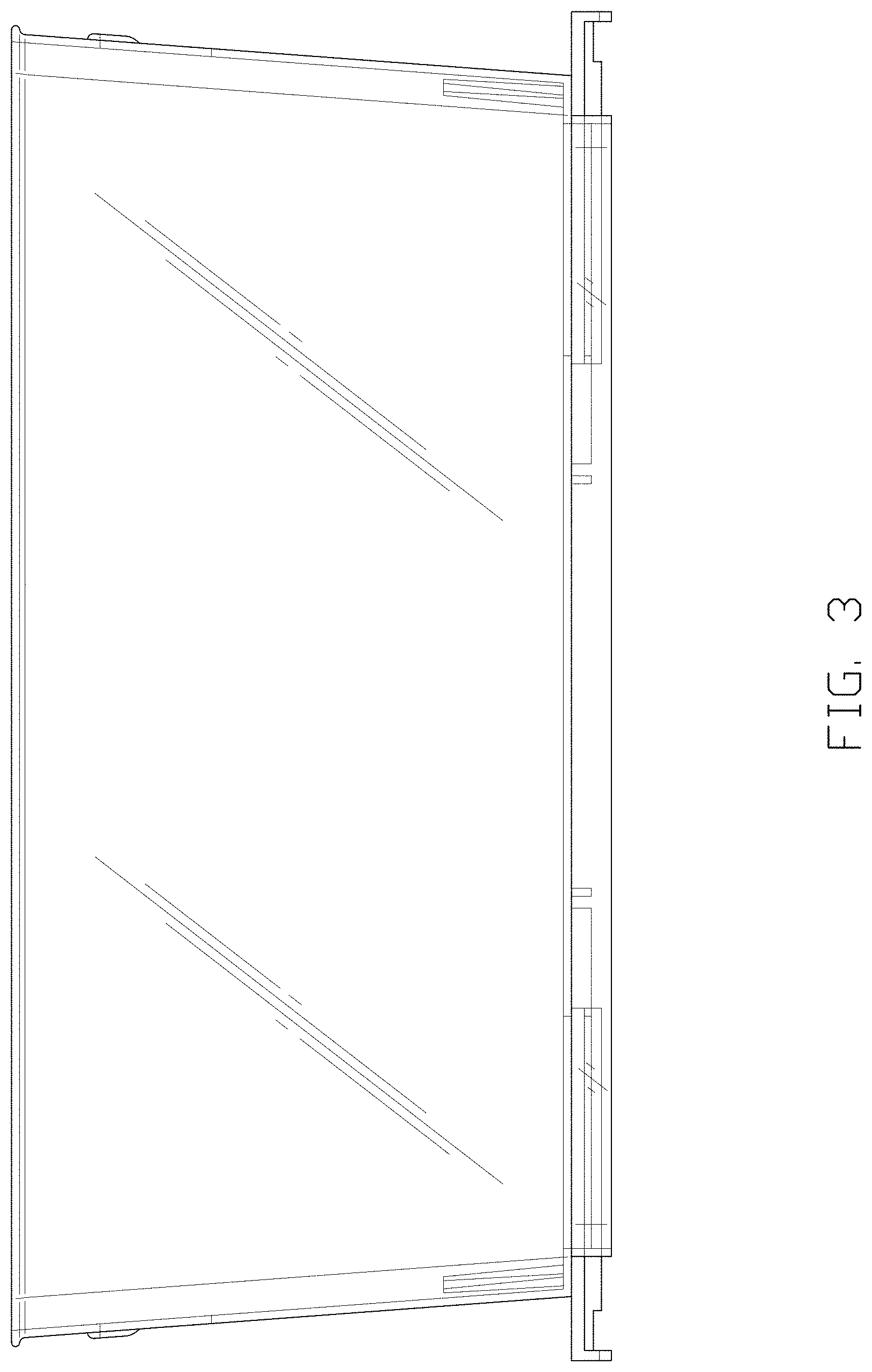 Patent USD1000837 Figure 3 – Stackable bin