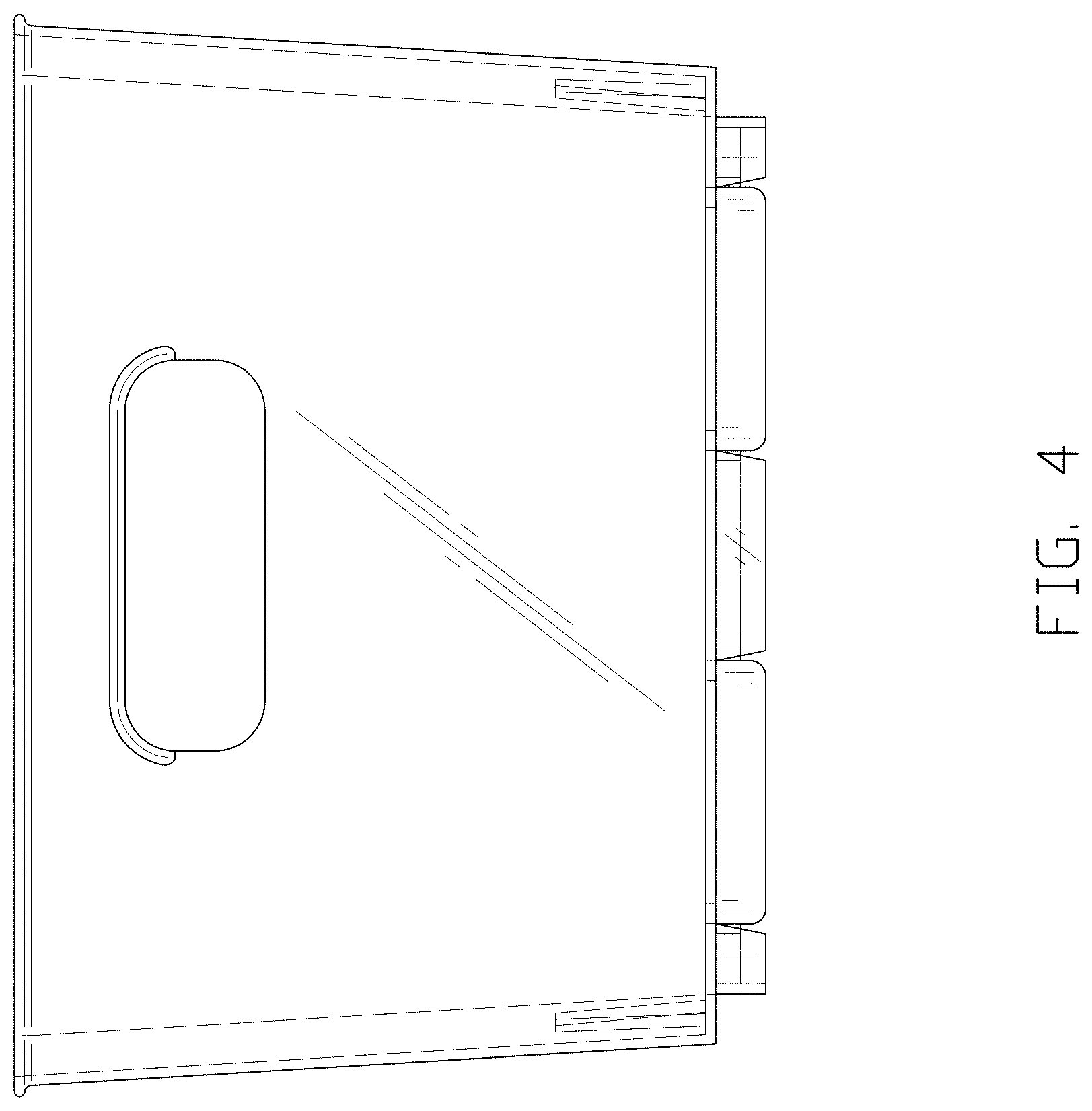 Patent USD1000837 Figure 4 – Stackable bin