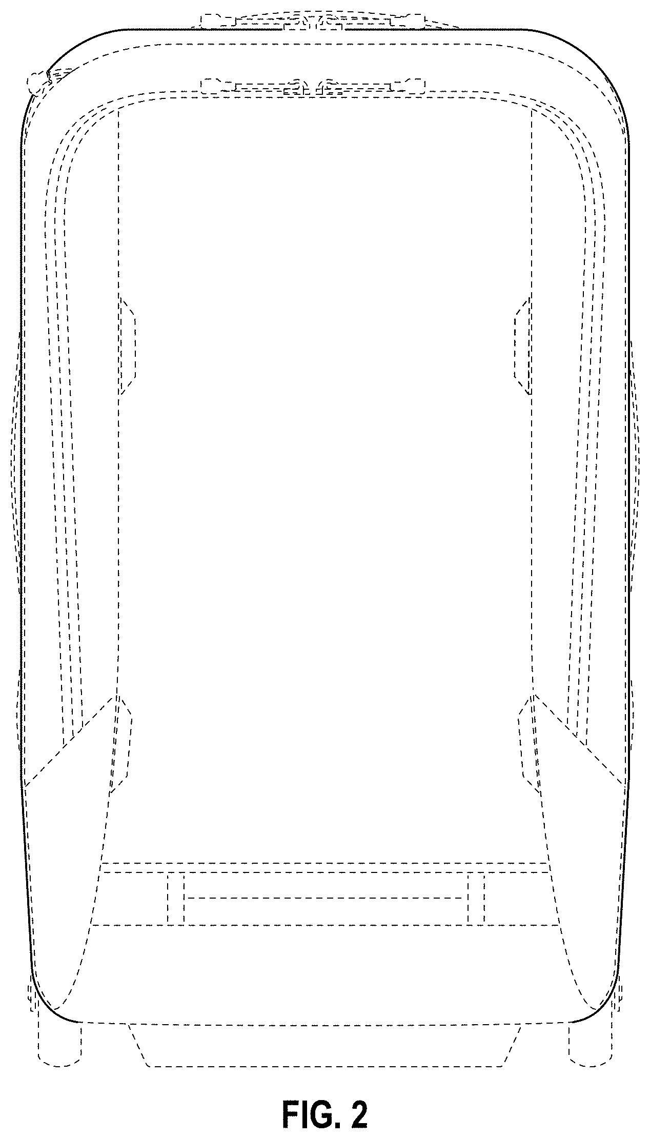 Patent USD1000838 Figure 2 – Suitcase