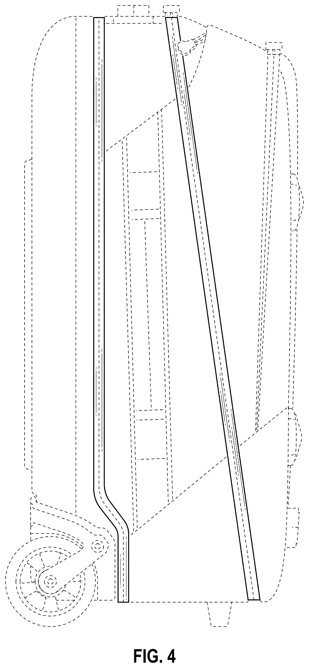 Patent USD1000838 Figure 4 – Suitcase