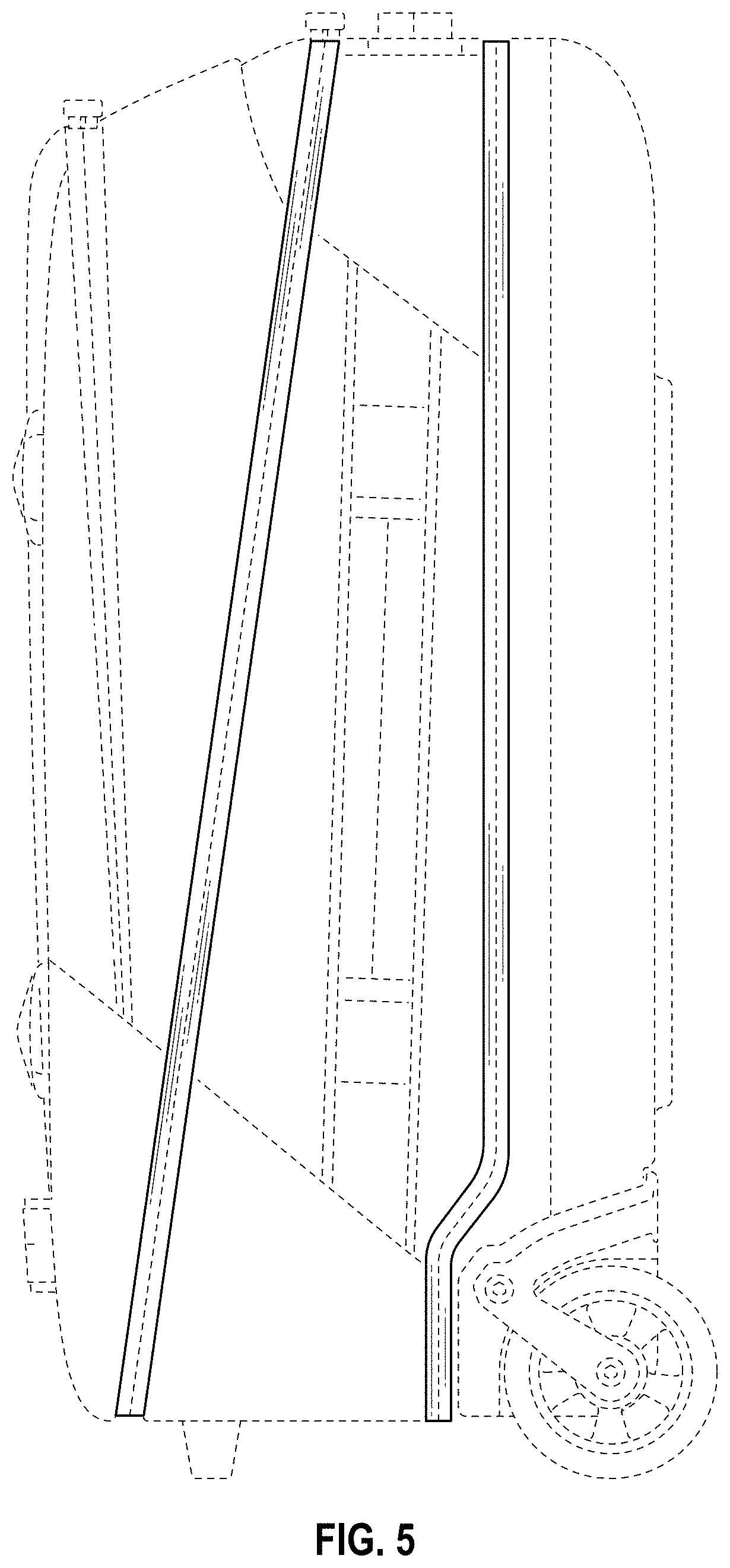 Patent USD1000838 Figure 5 – Suitcase
