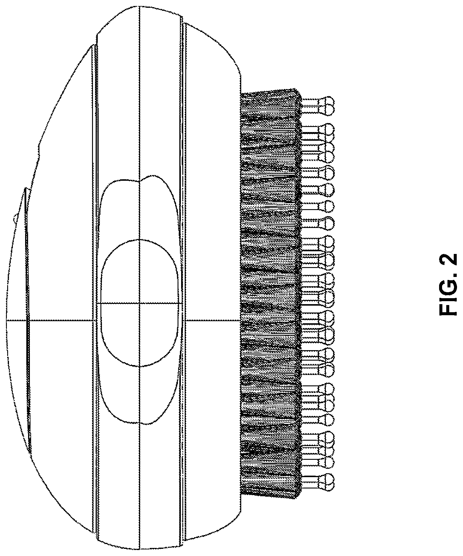 Patent USD1000839 Figure 2 – Combined hair brush with liquid spray