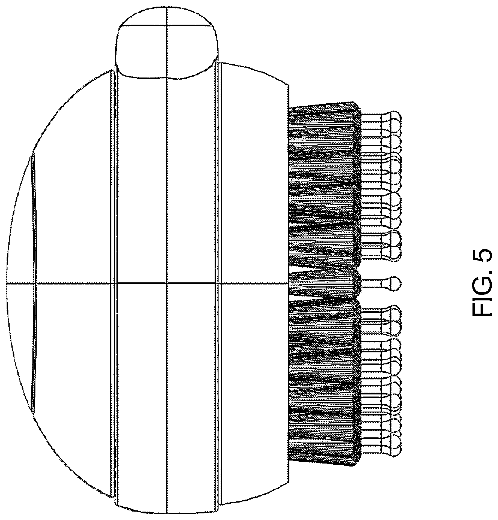 Patent USD1000839 Figure 5 – Combined hair brush with liquid spray