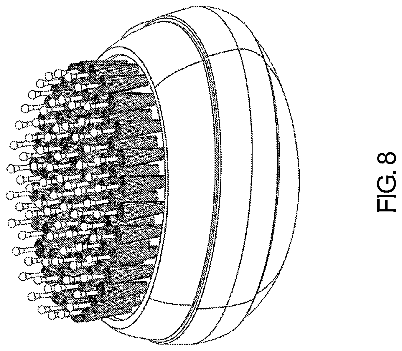 Patent USD1000839 Figure 8 – Combined hair brush with liquid spray
