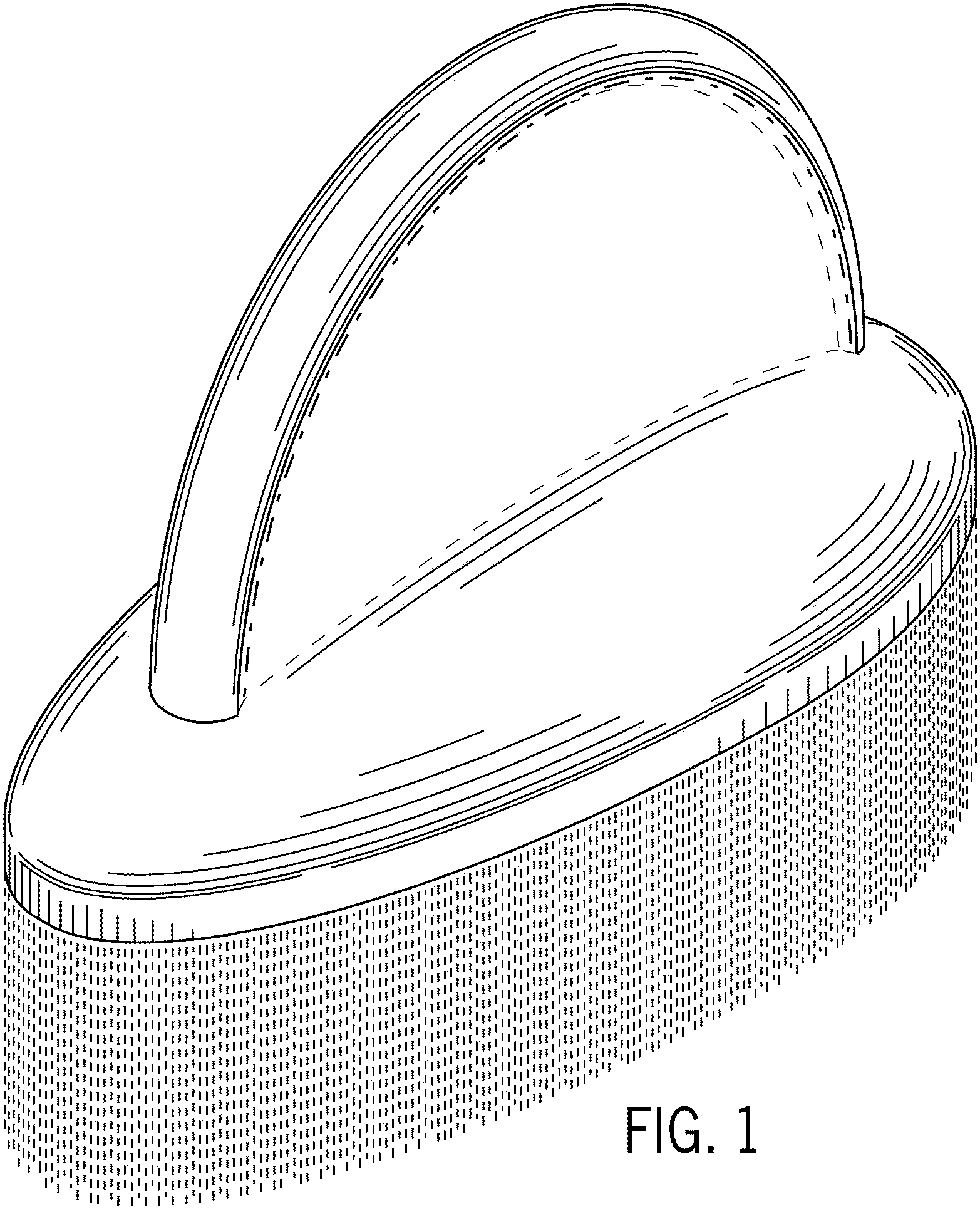 Patent USD1000840 Figure 1 – Brush
