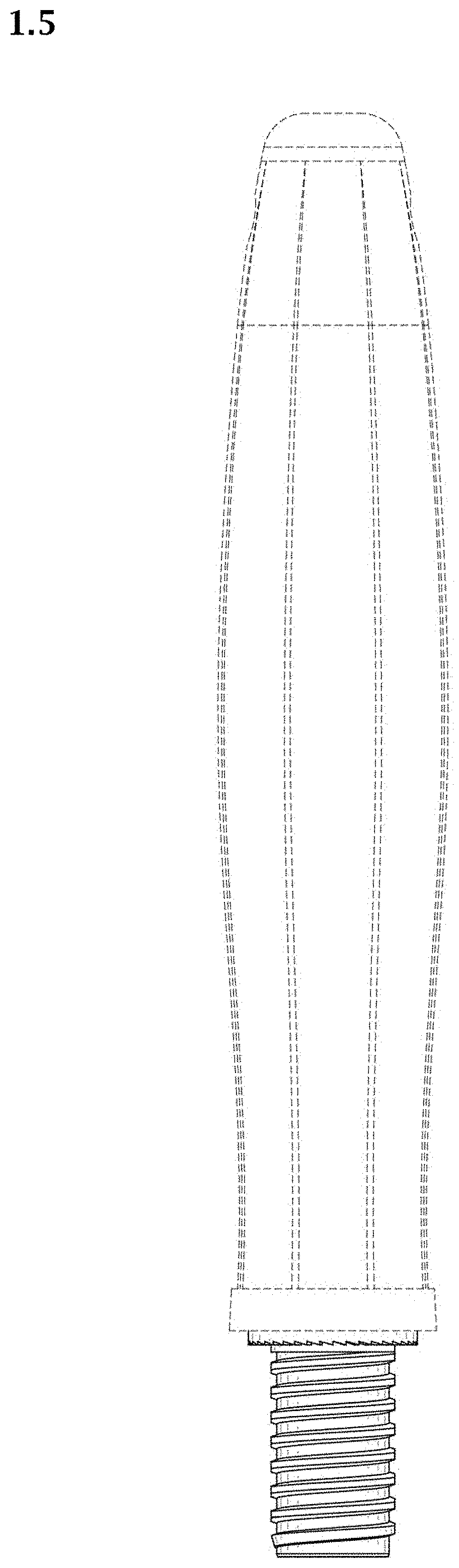 Patent USD1000841 Figure 5 – Handle for cleaning brushes