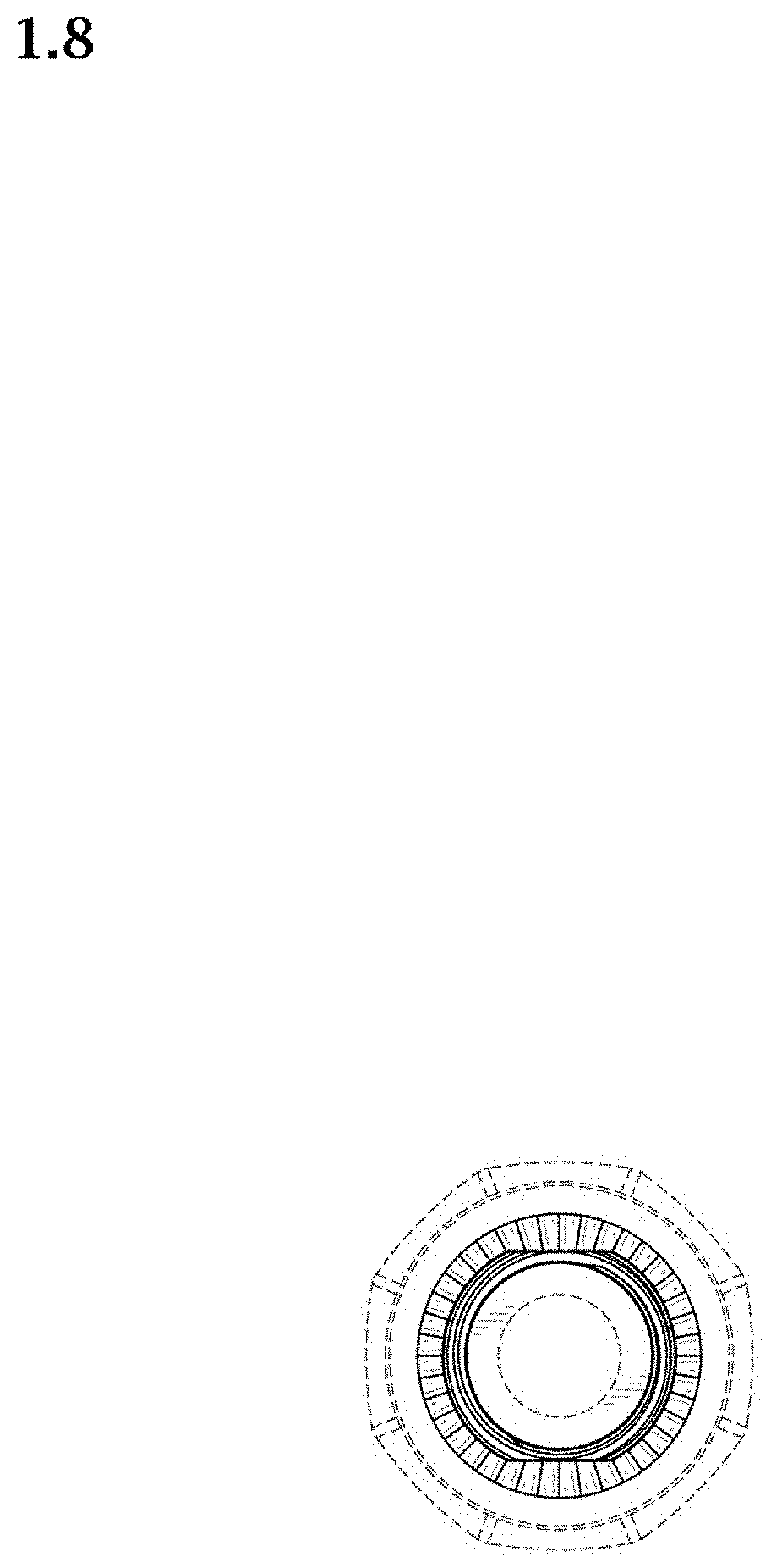 Patent USD1000841 Figure 8 – Handle for cleaning brushes