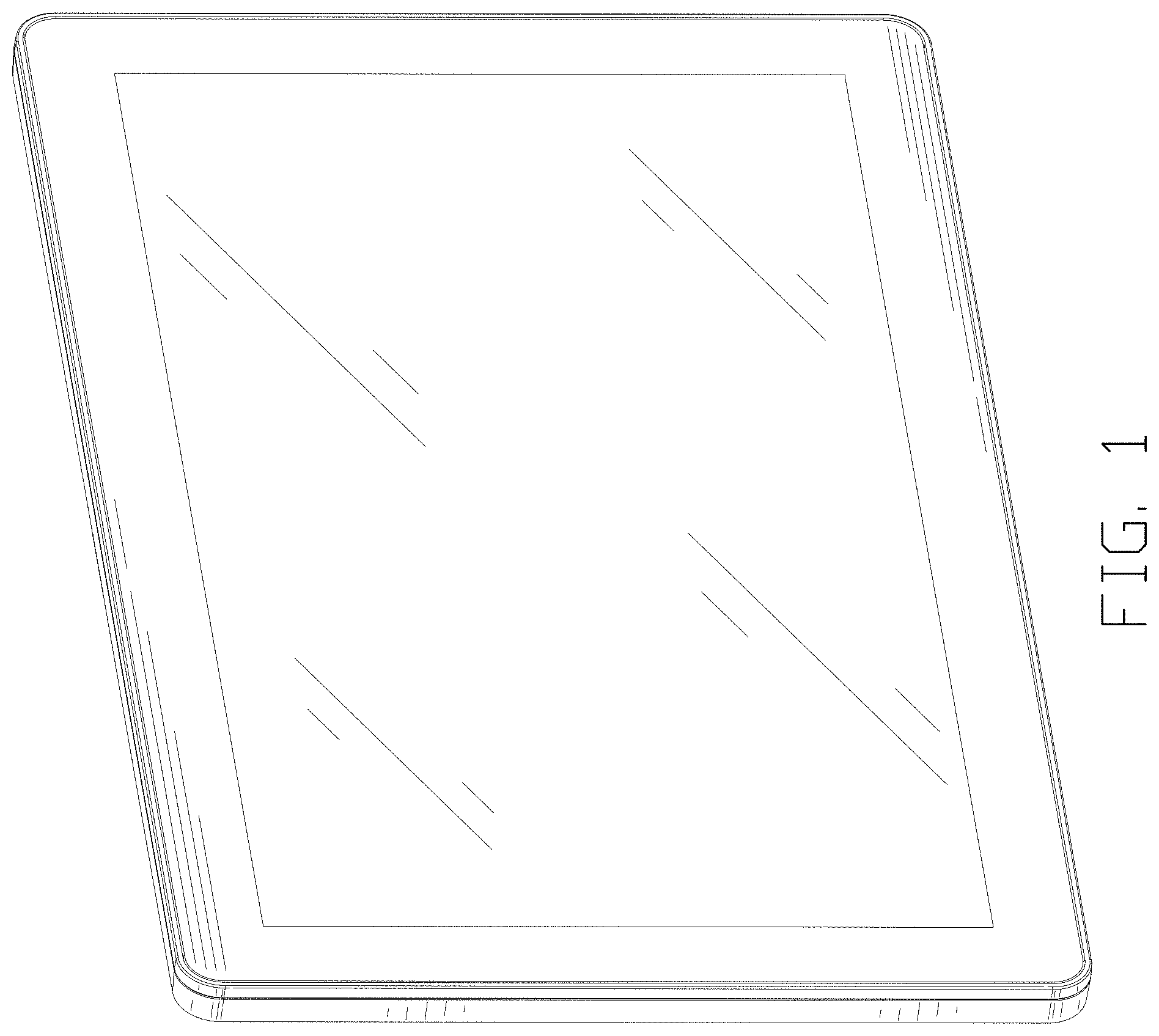 Patent USD1000843 Figure 1 – Digital picture frame
