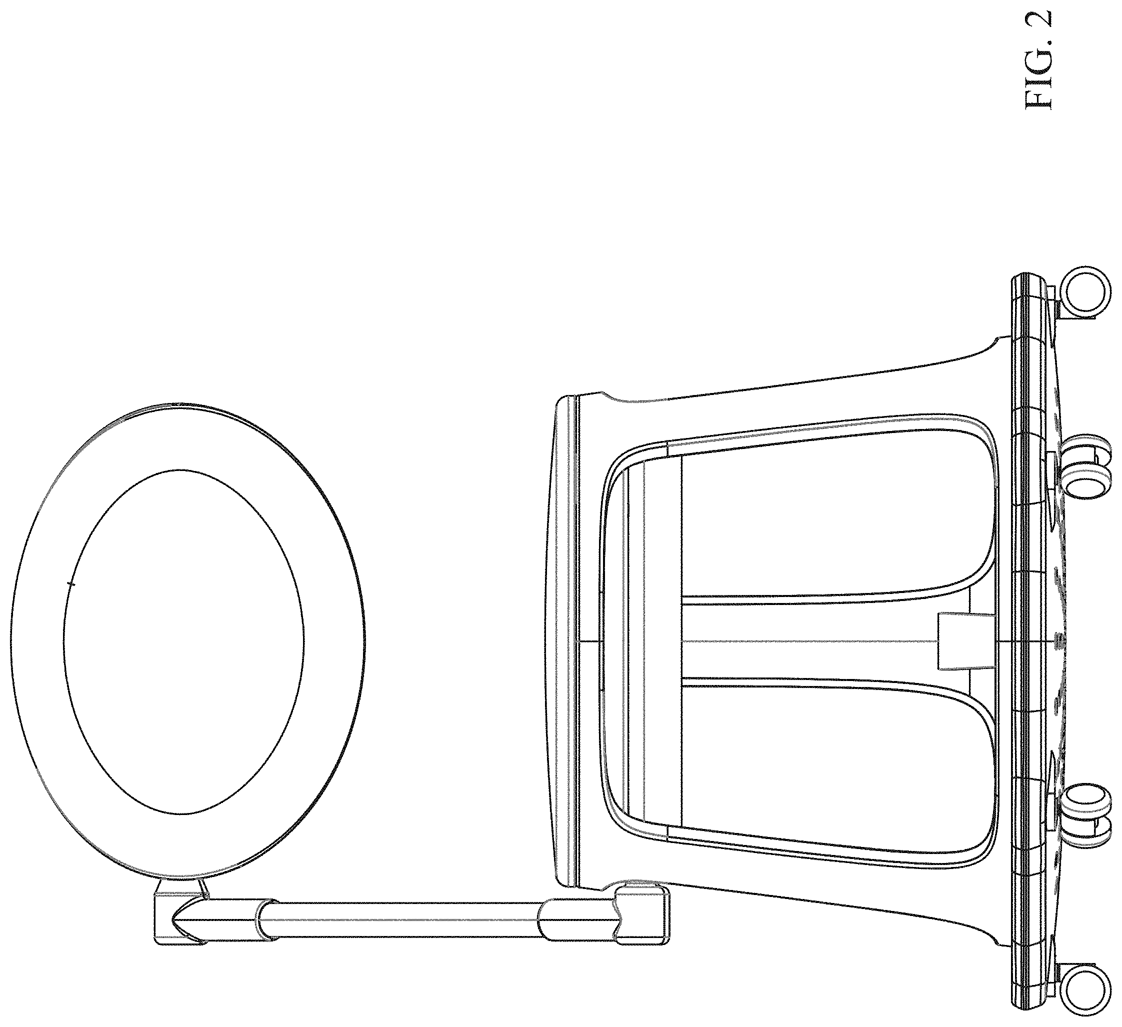 Patent USD1000848 Figure 2 – Adjustable seating device