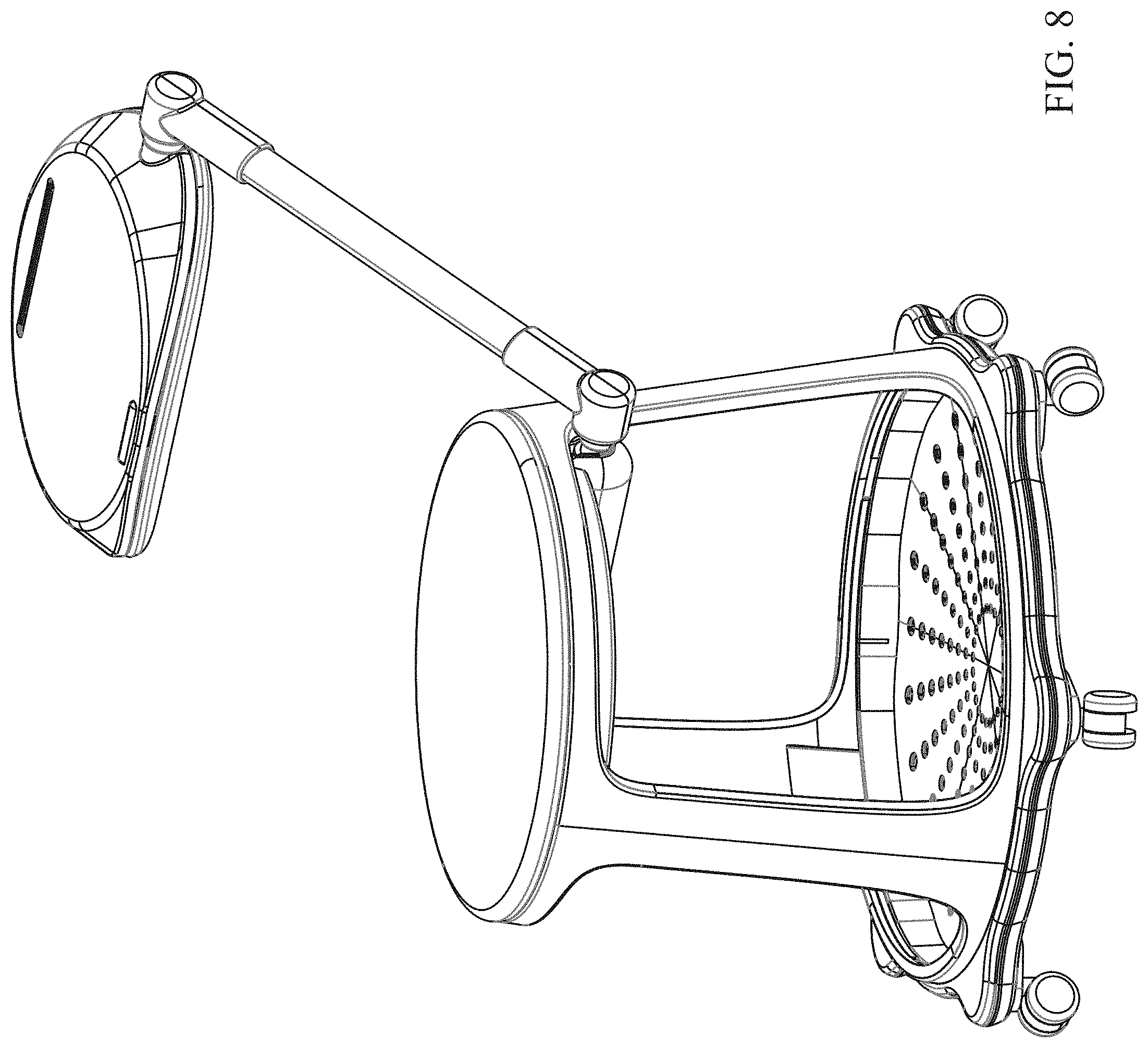 Patent USD1000848 Figure 8 – Adjustable seating device