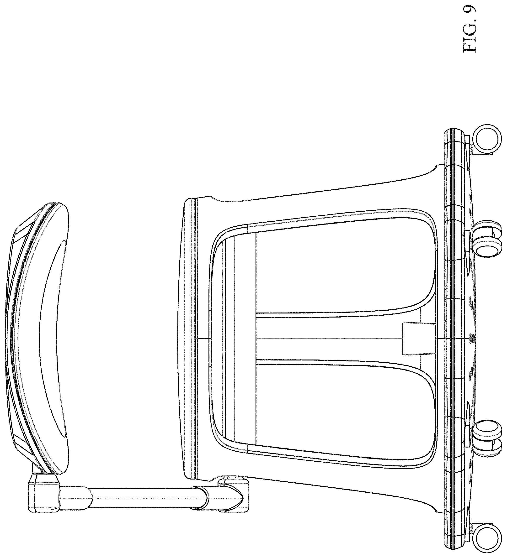 Patent USD1000848 Figure 9 – Adjustable seating device