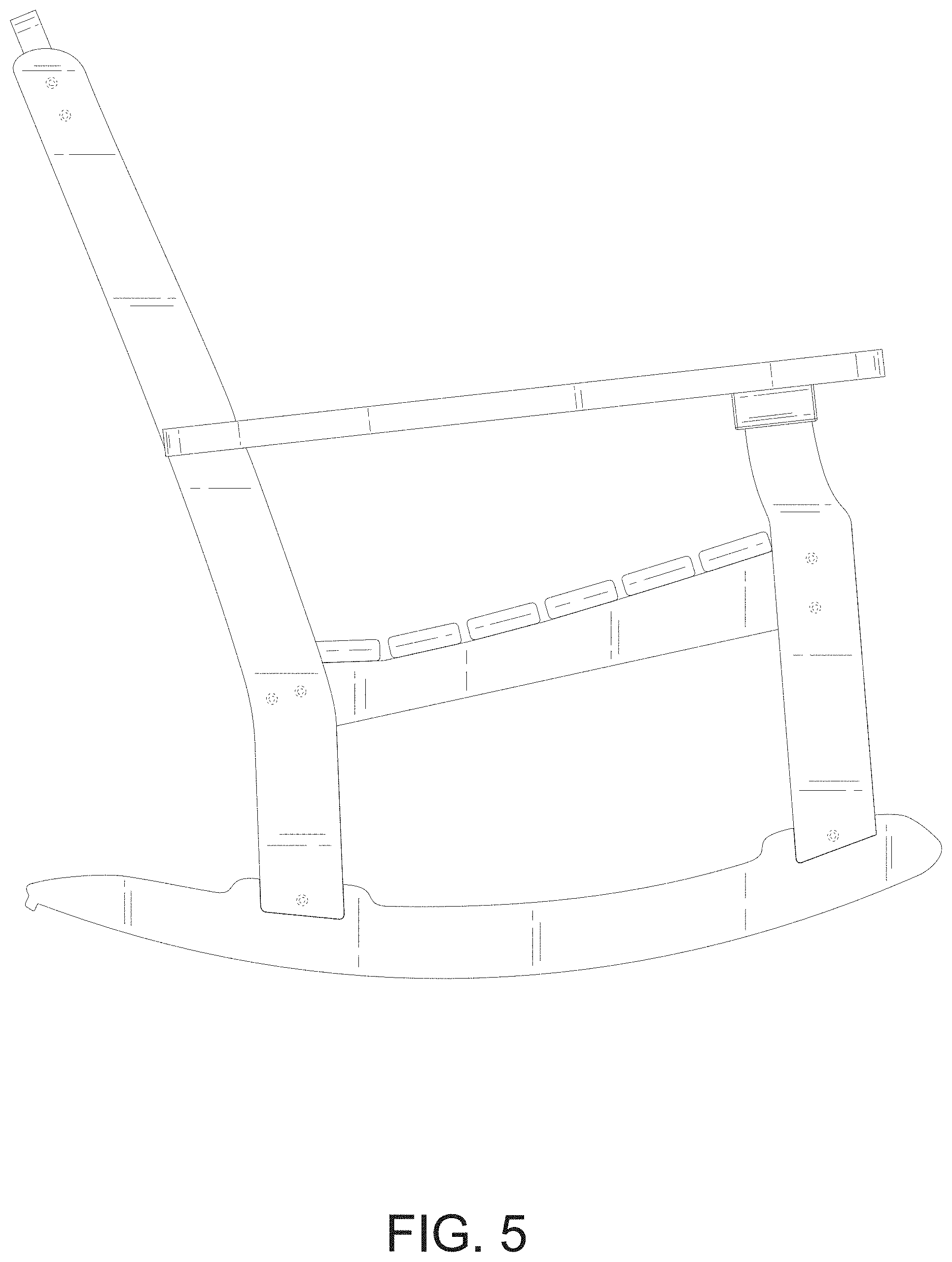 Patent USD1000849 Figure 5 – Chair
