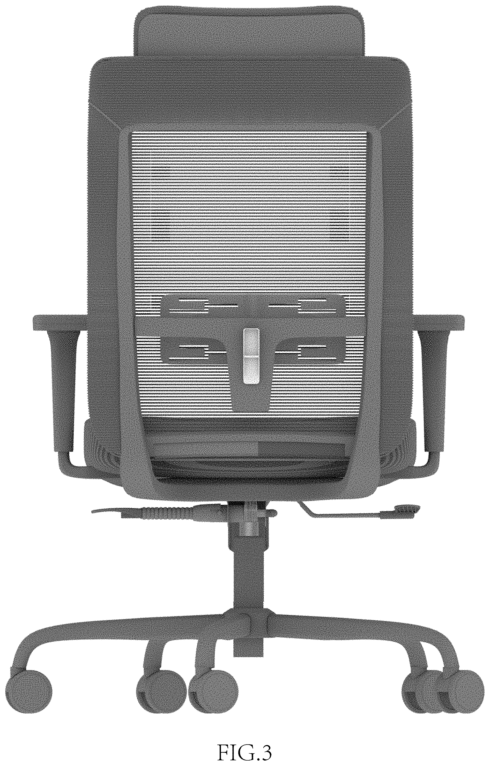 Patent USD1000850 Figure 3 – Office chair