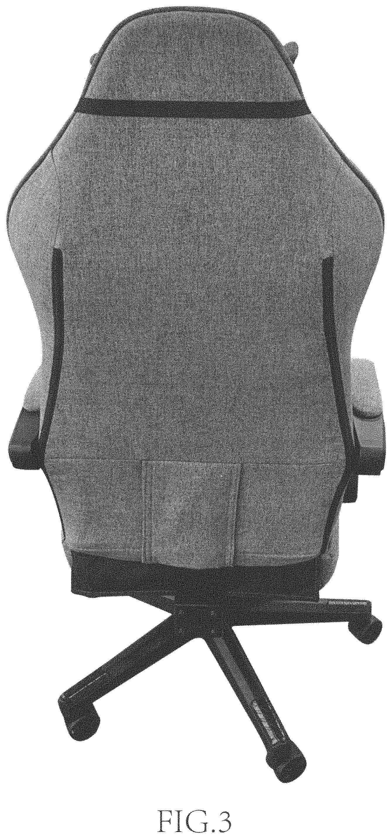 Patent USD1000851 Figure 3 – Gaming chair