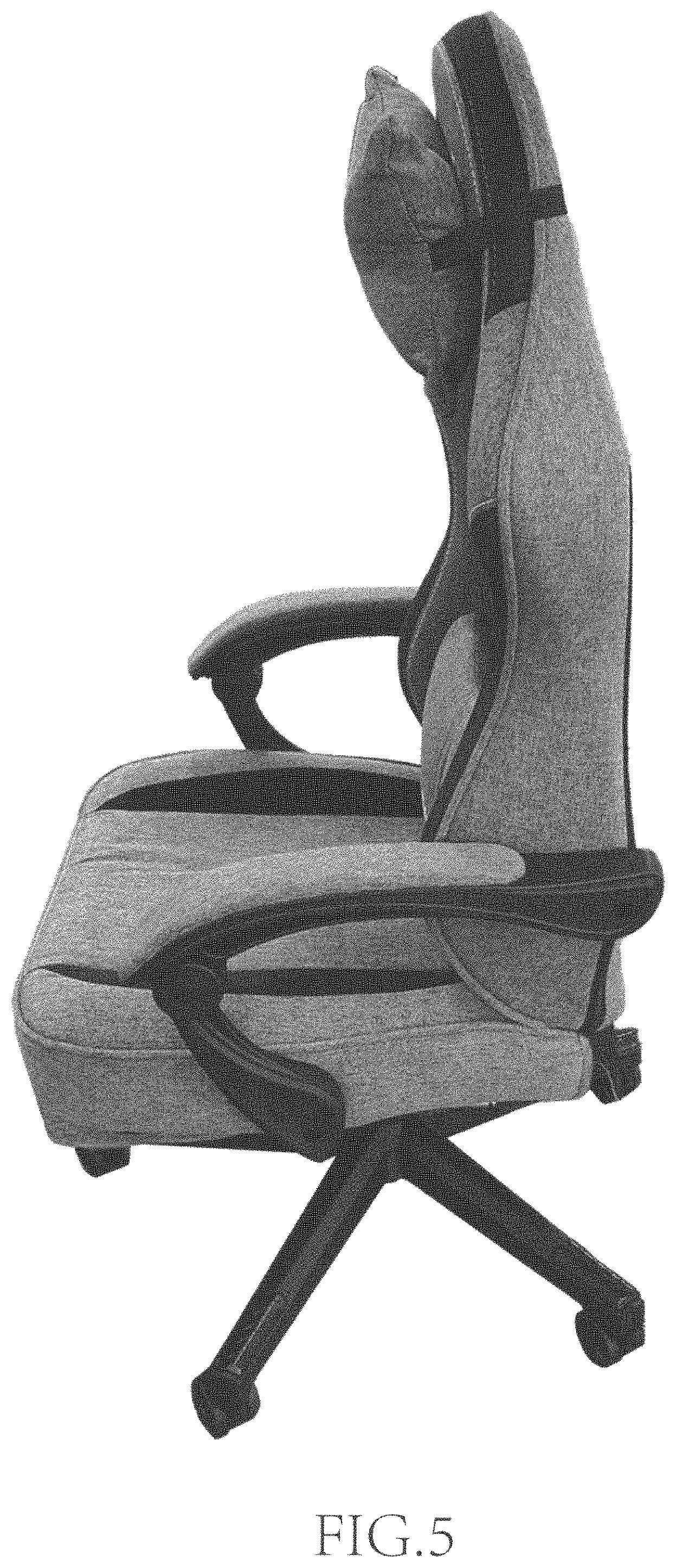 Patent USD1000851 Figure 5 – Gaming chair