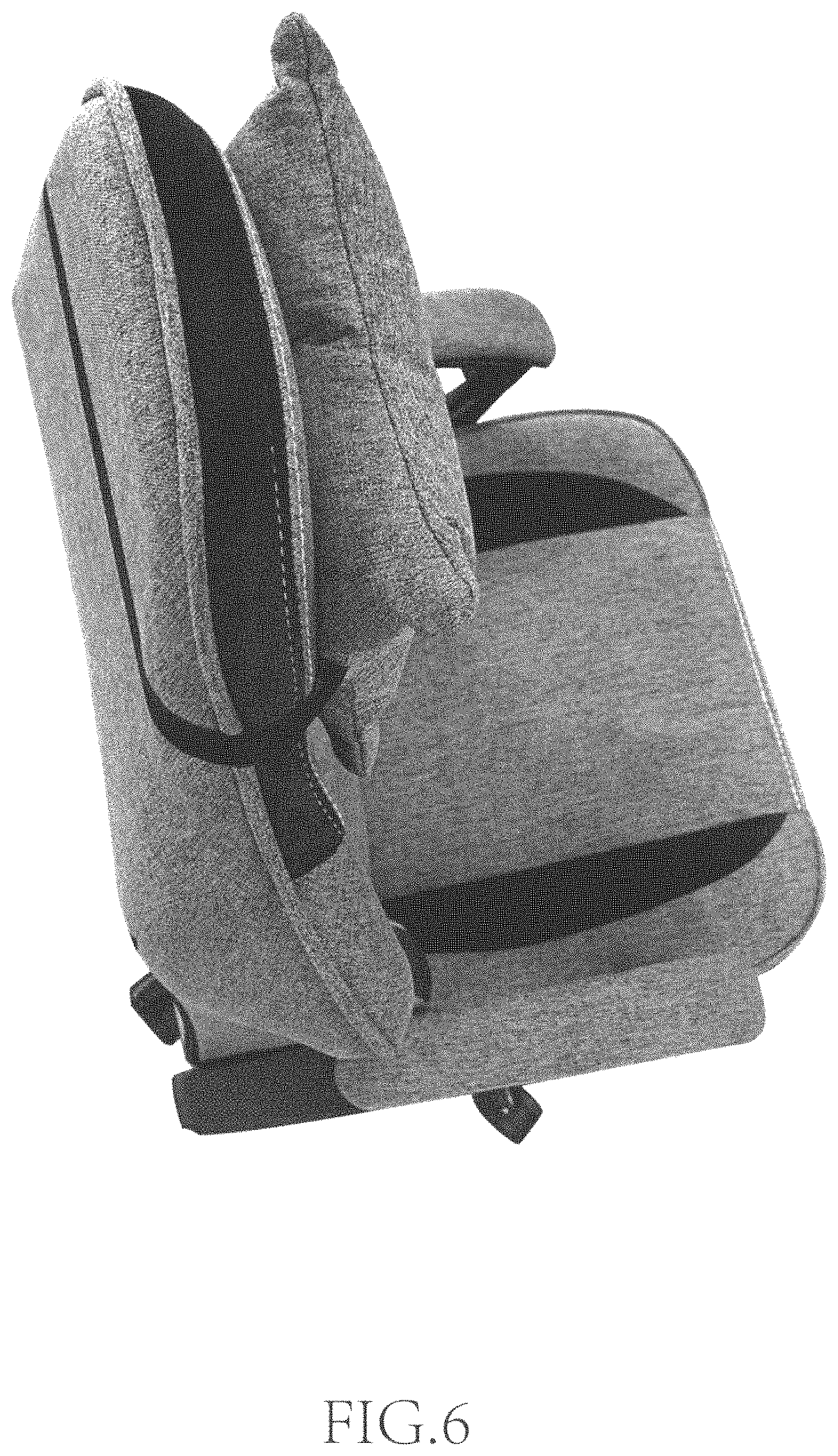 Patent USD1000851 Figure 6 – Gaming chair