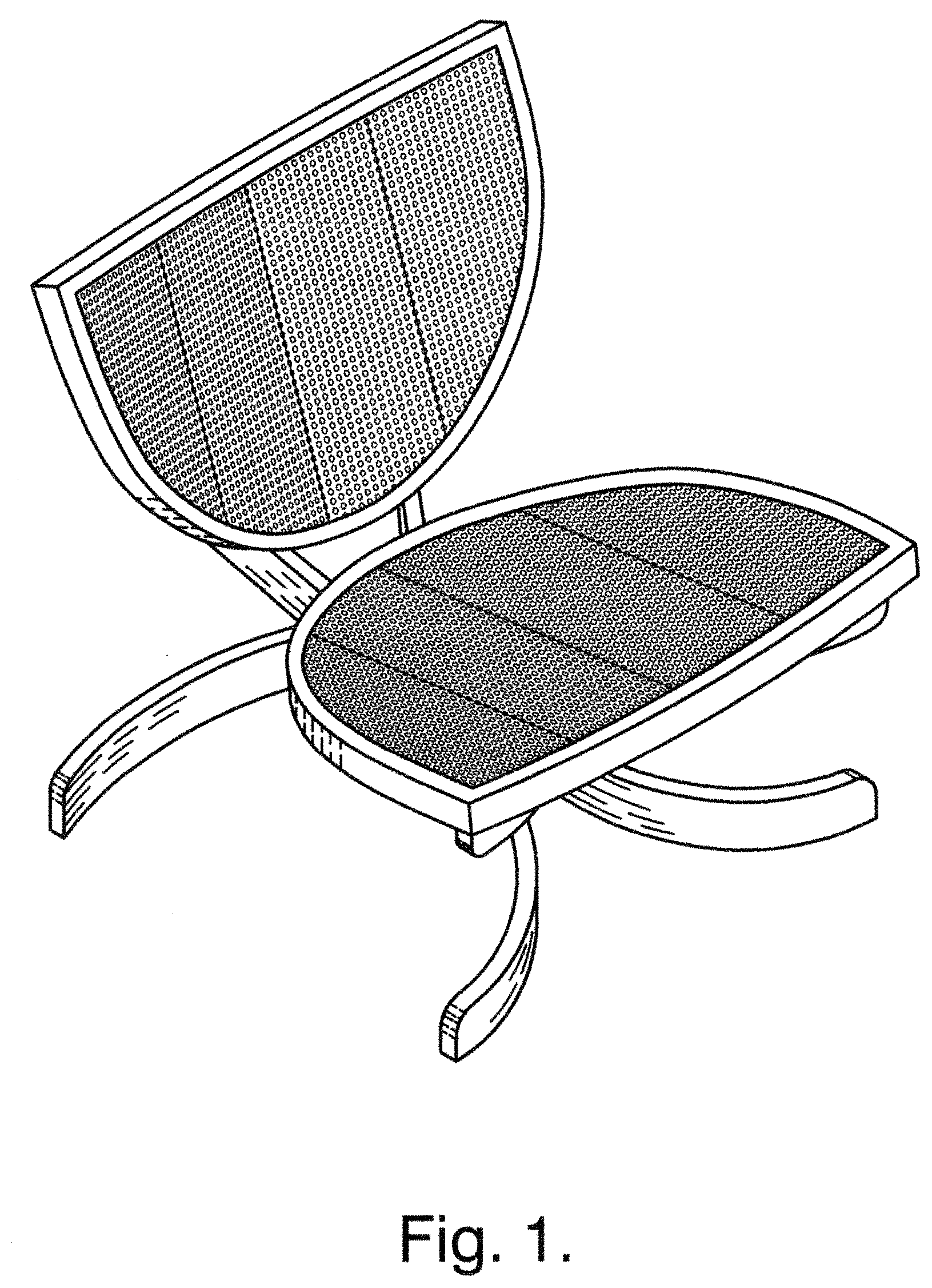 Patent USD1000853 Figure 1 – Chair