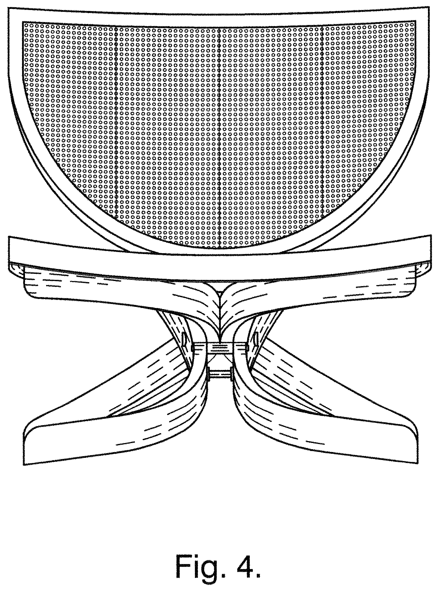 Patent USD1000853 Figure 4 – Chair