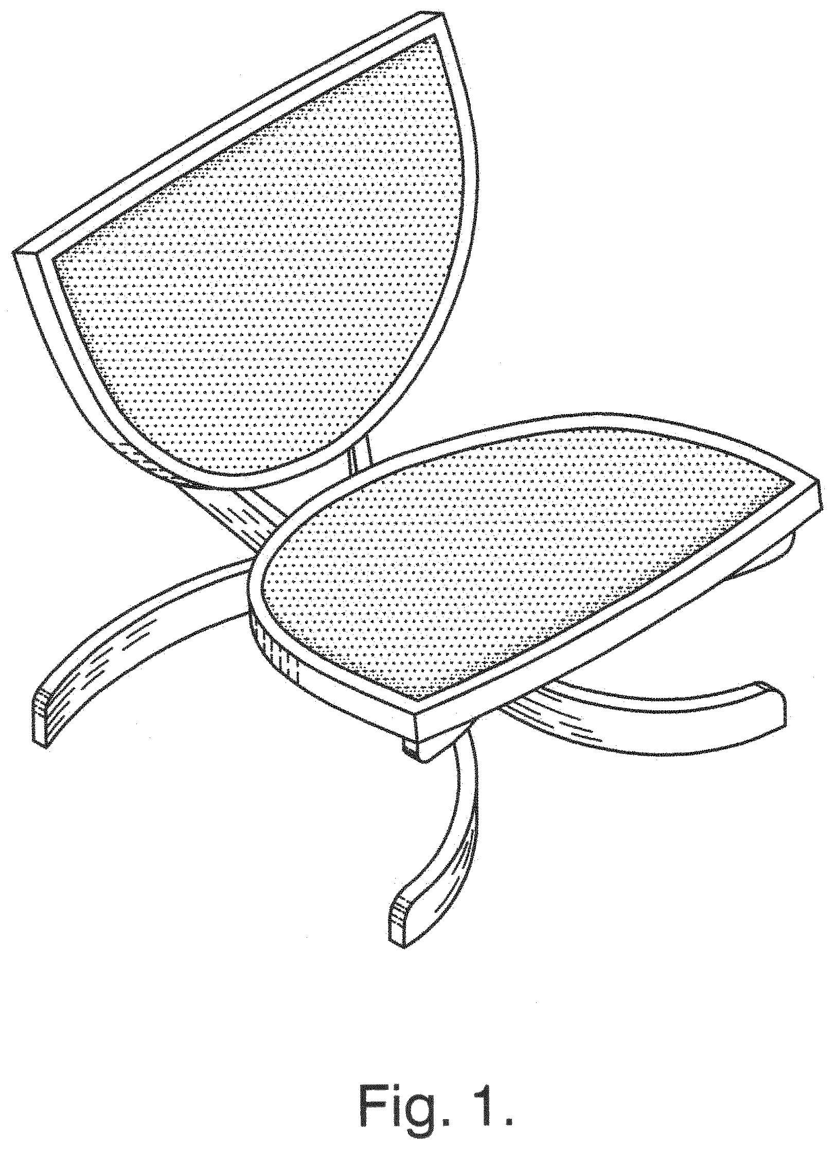 Patent USD1000854 Figure 1 – Chair