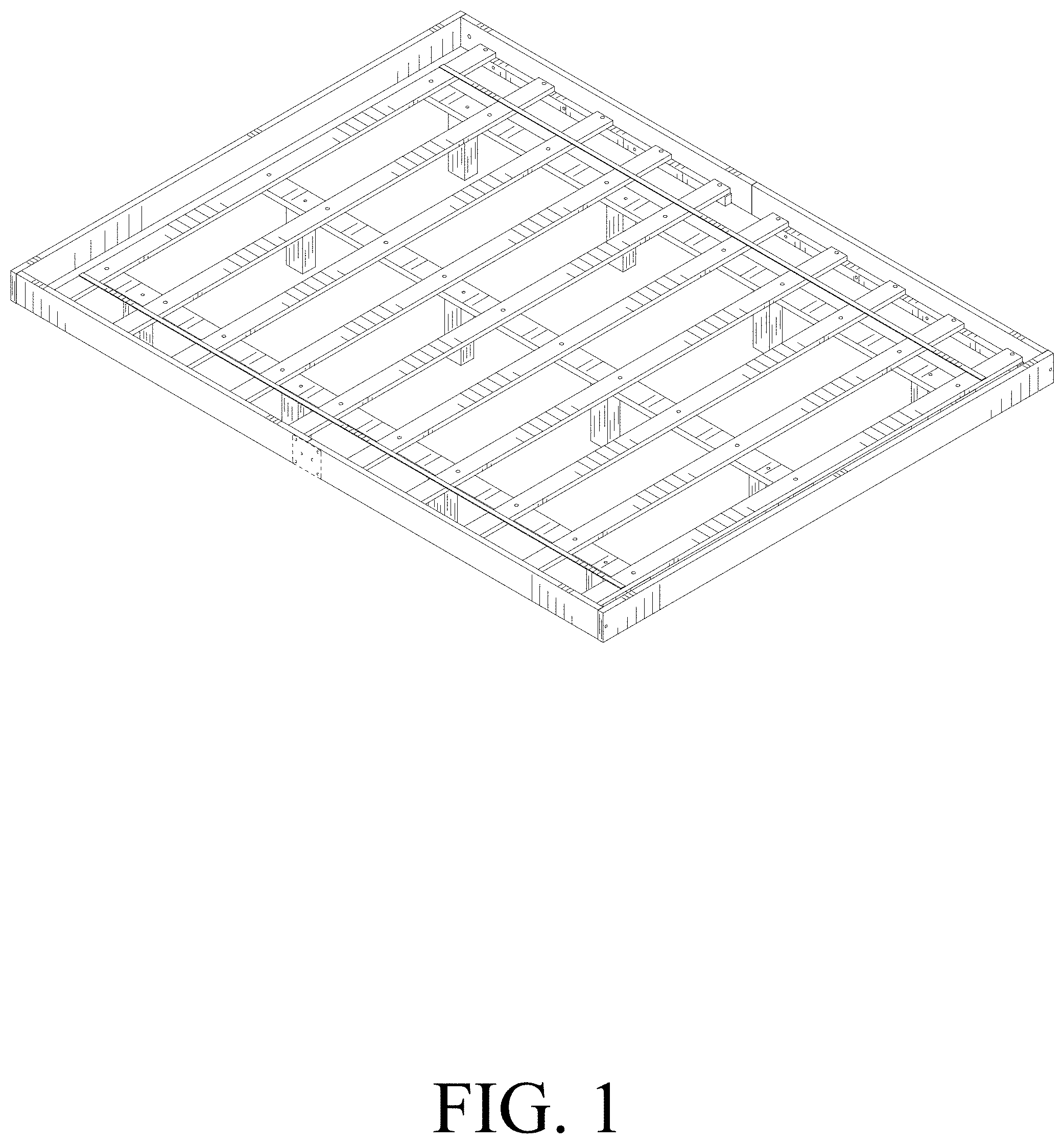 Patent USD1000856 Figure 1 – Bed
