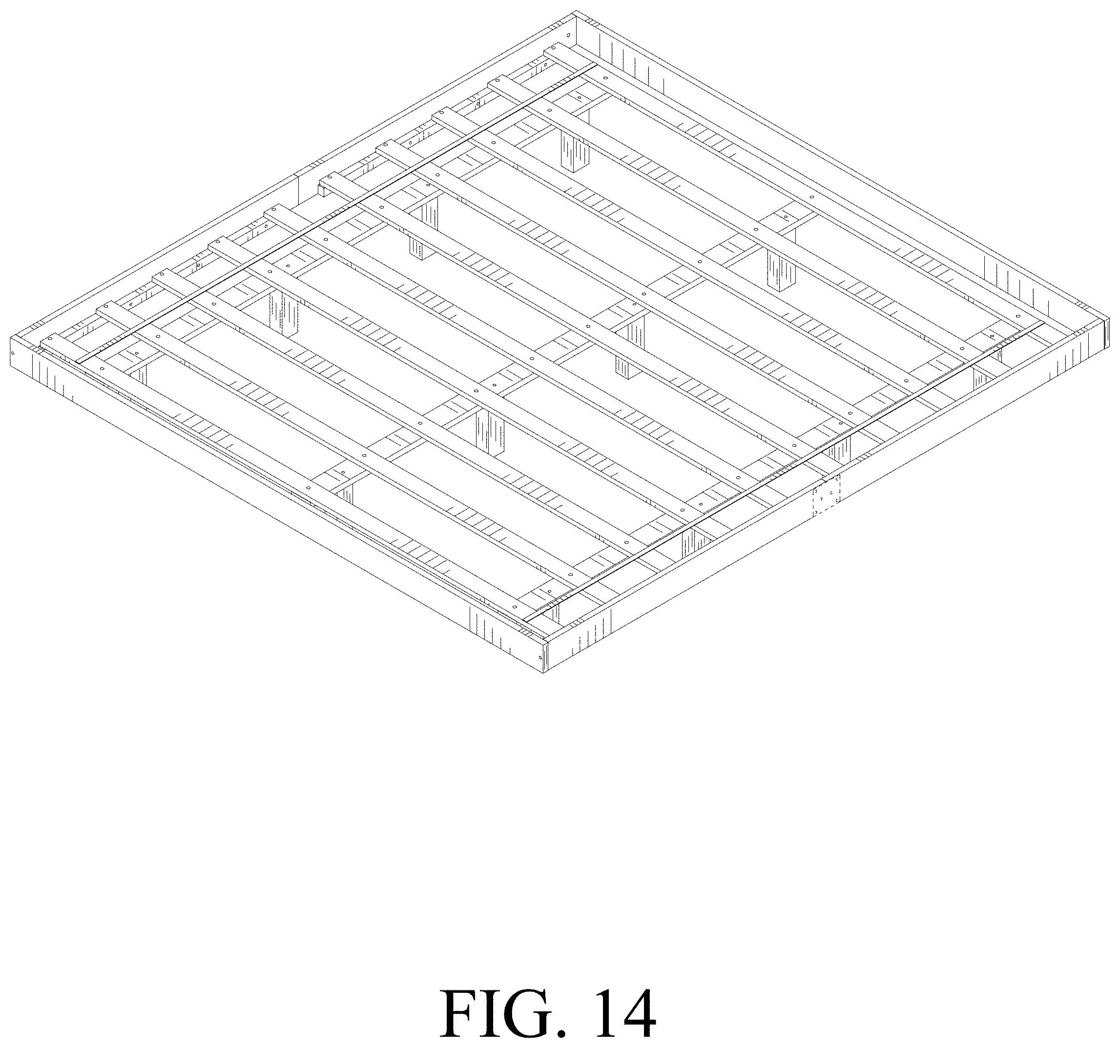 Patent USD1000856 Figure 14 – Bed