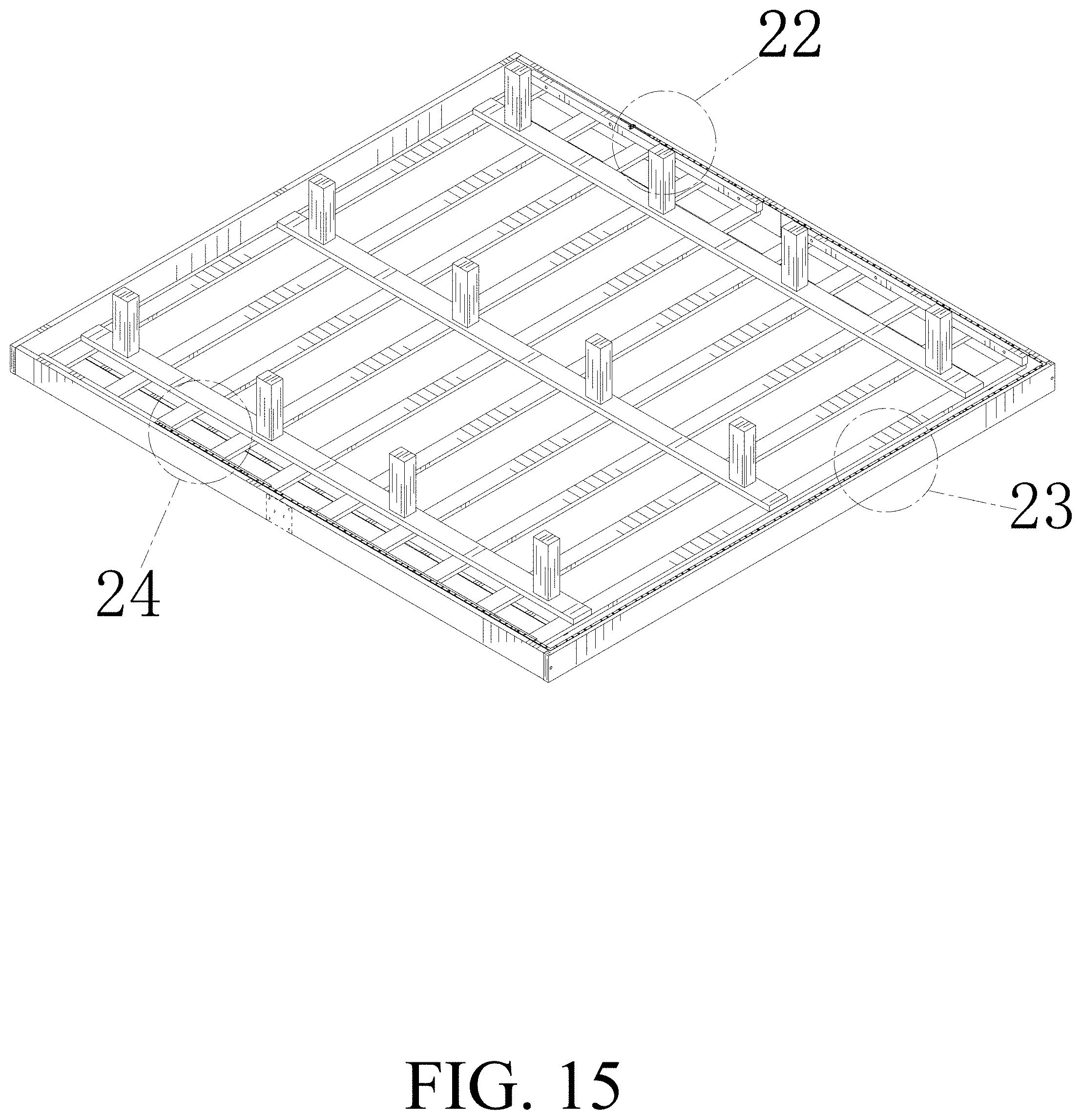 Patent USD1000856 Figure 15 – Bed