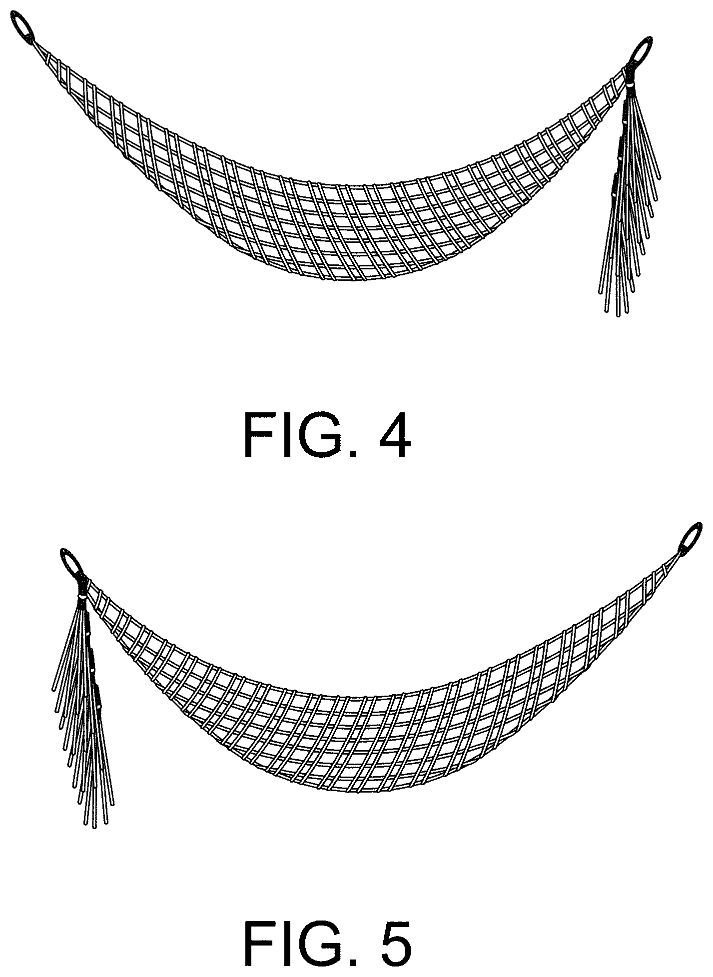 Patent USD1000857 Figure 4 – Storage hammock