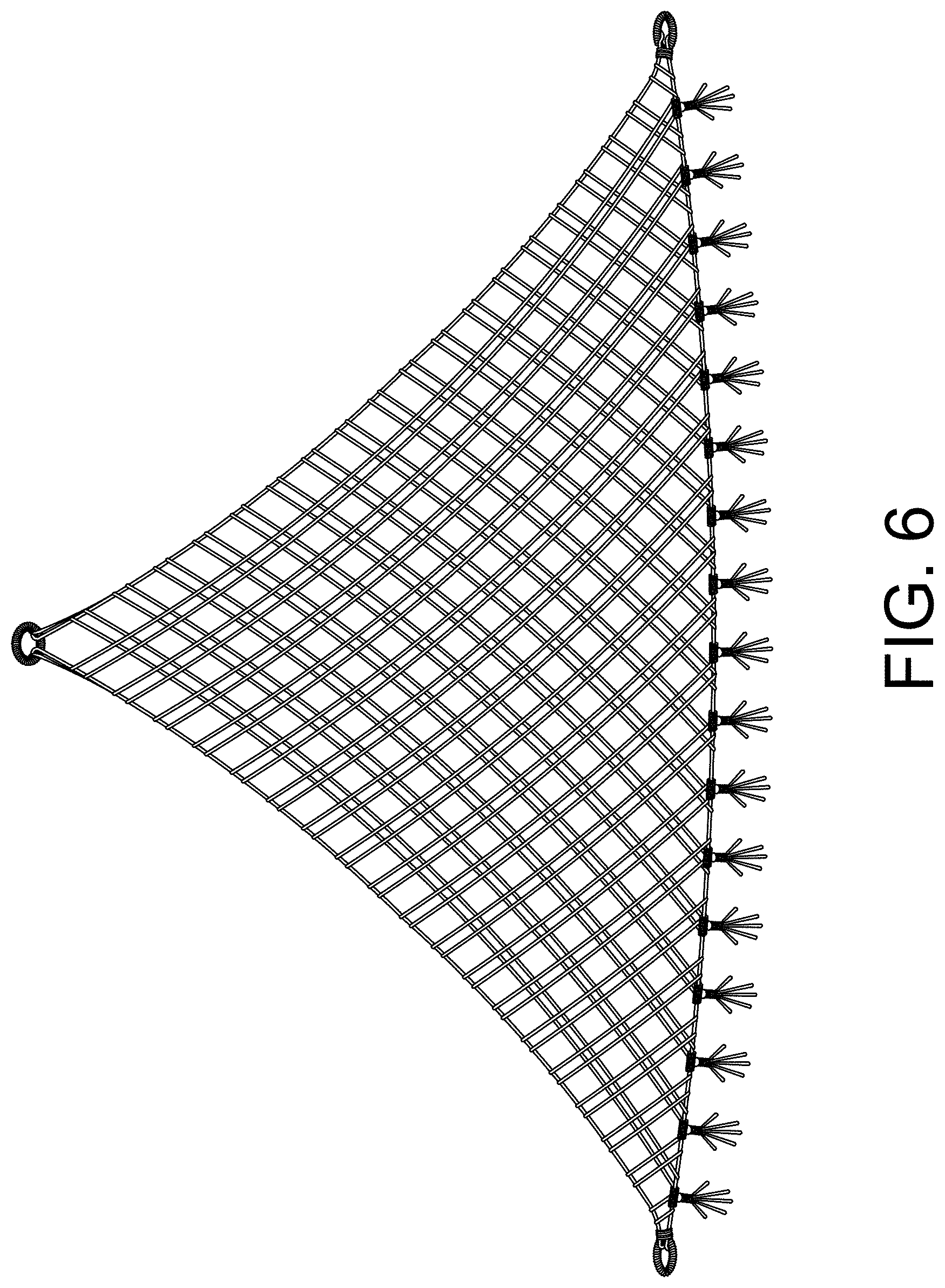 Patent USD1000857 Figure 5 – Storage hammock