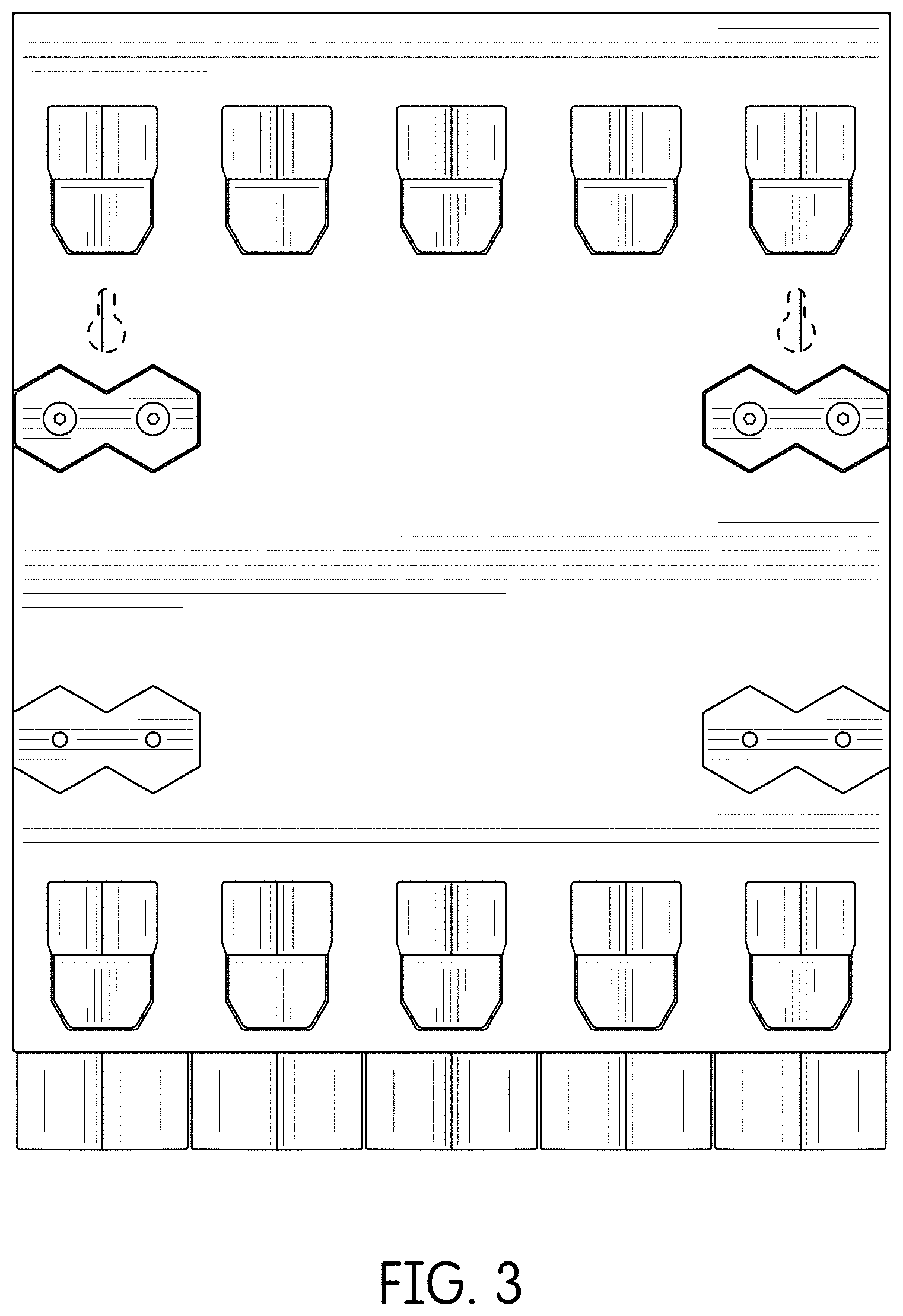 Patent USD1000860 Figure 3 – Needle dispensing and storage device with removable columns