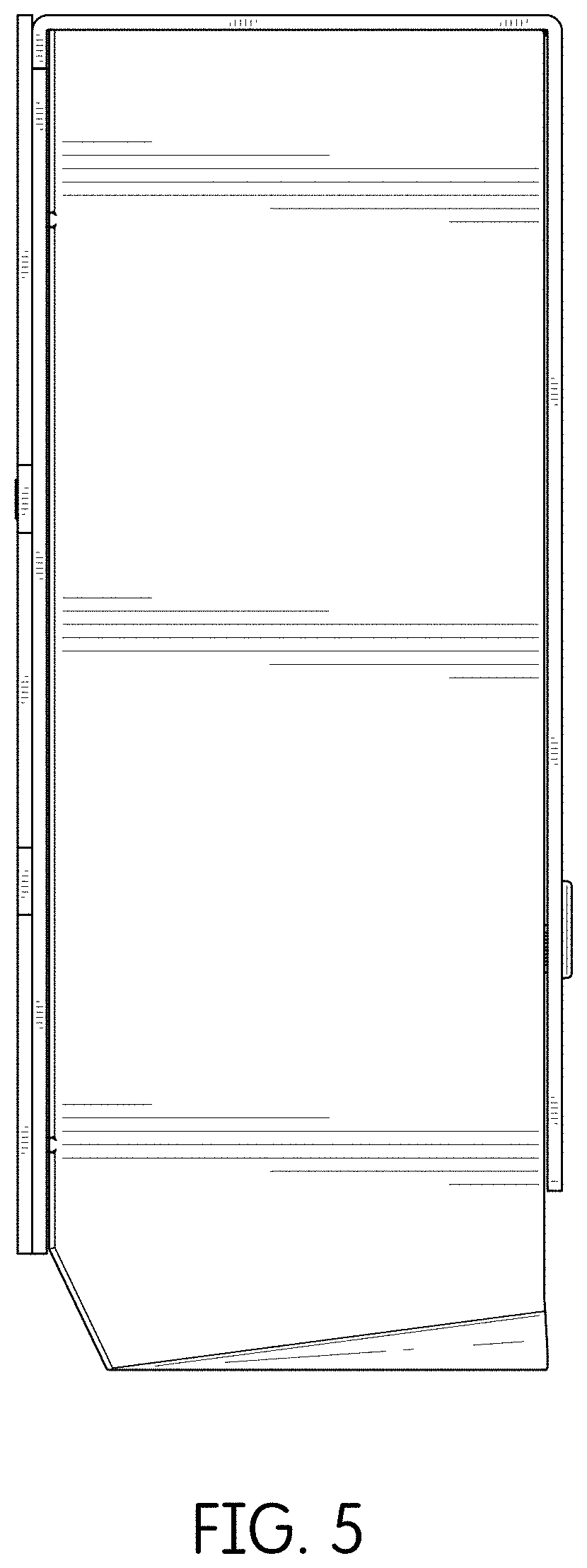 Patent USD1000860 Figure 5 – Needle dispensing and storage device with removable columns