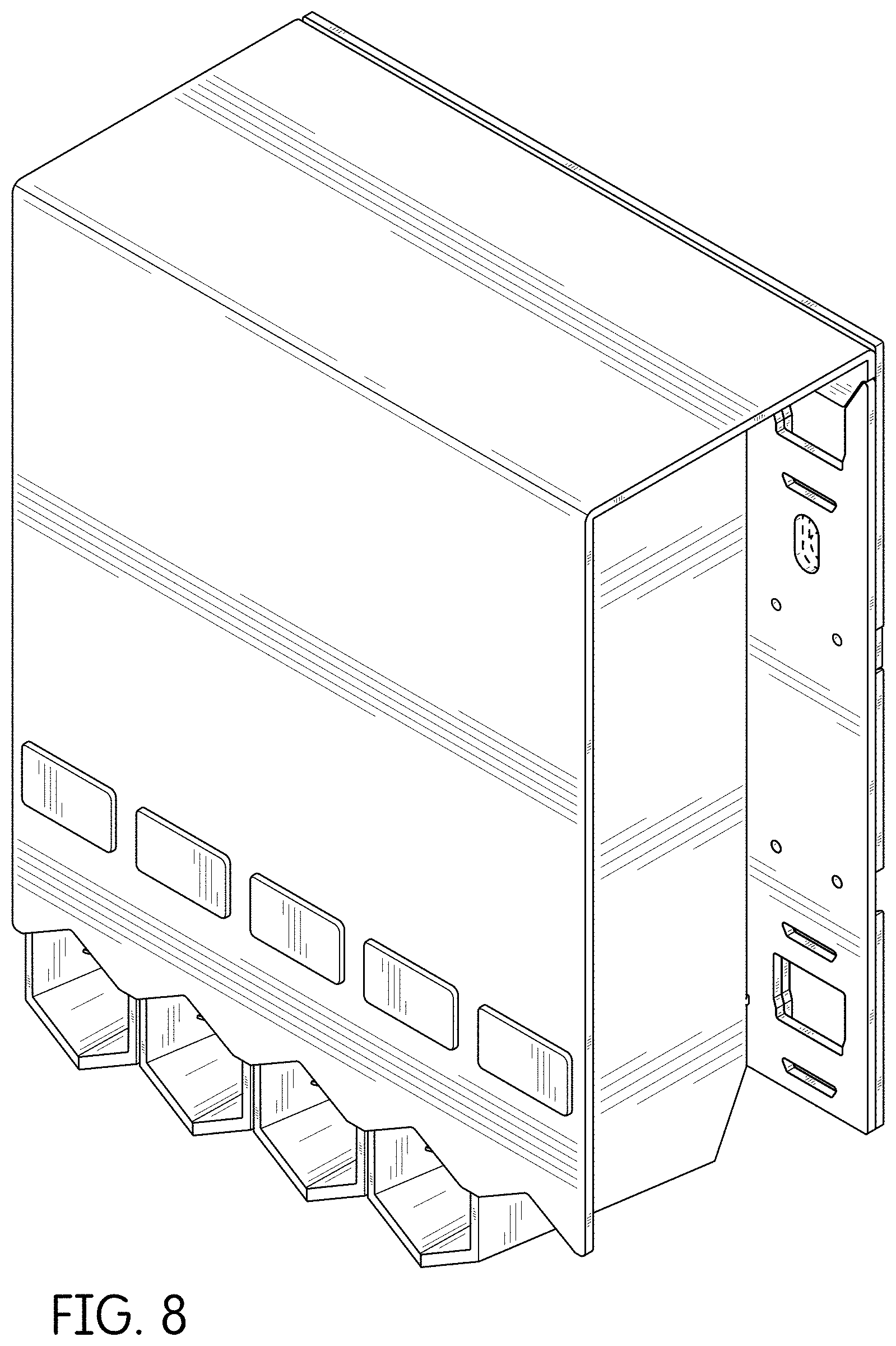 Patent USD1000860 Figure 7 – Needle dispensing and storage device with removable columns
