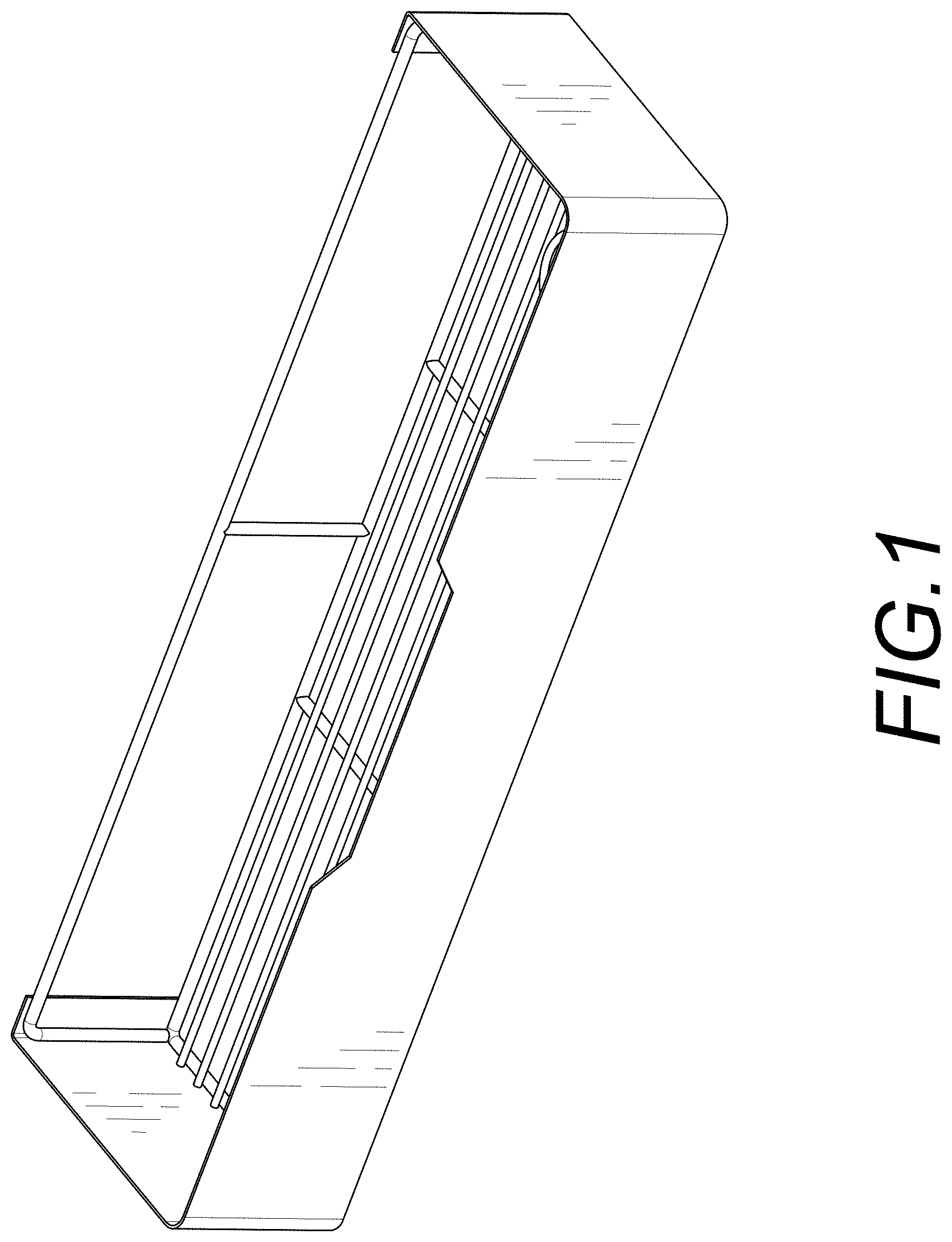 Patent USD1000864 Figure 1 – Shower caddy