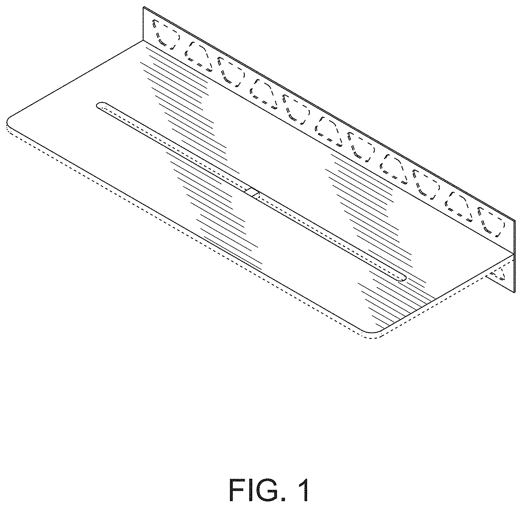 Patent USD1000865 — Shelf — Figure 1
