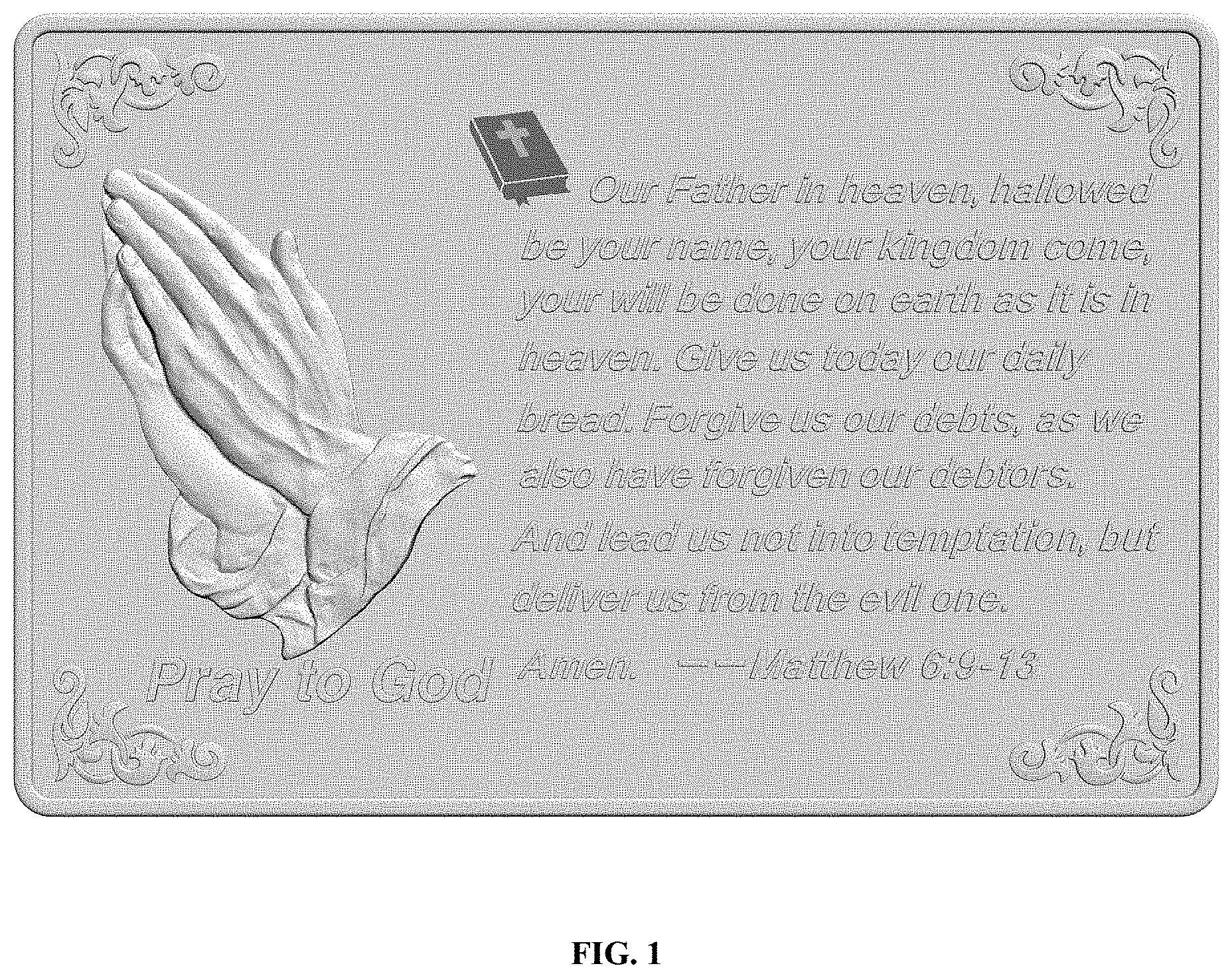 Patent USD1000867 Figure 1 – Praying mat