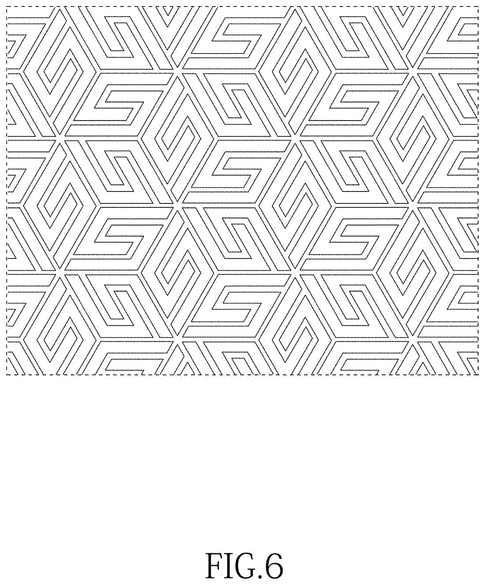 Patent USD1000869 Figure 6 – Floor mat