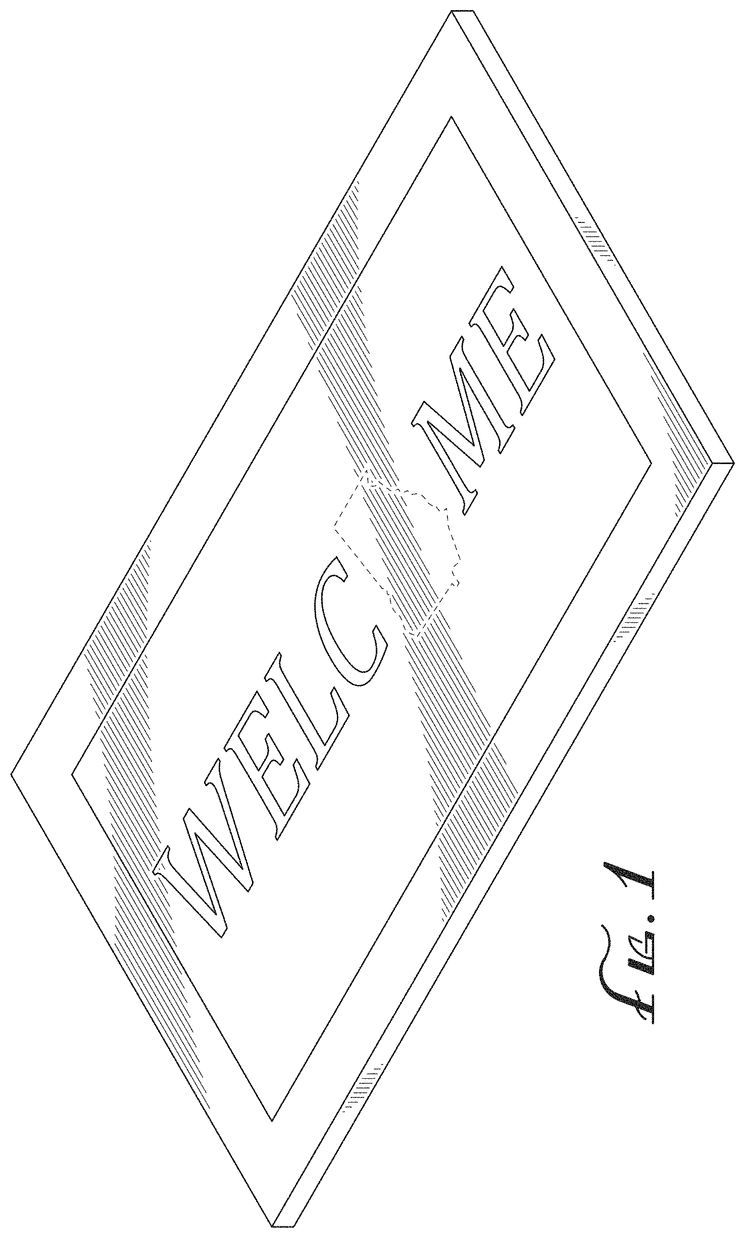 Patent USD1000870 Figure 1 – Mat