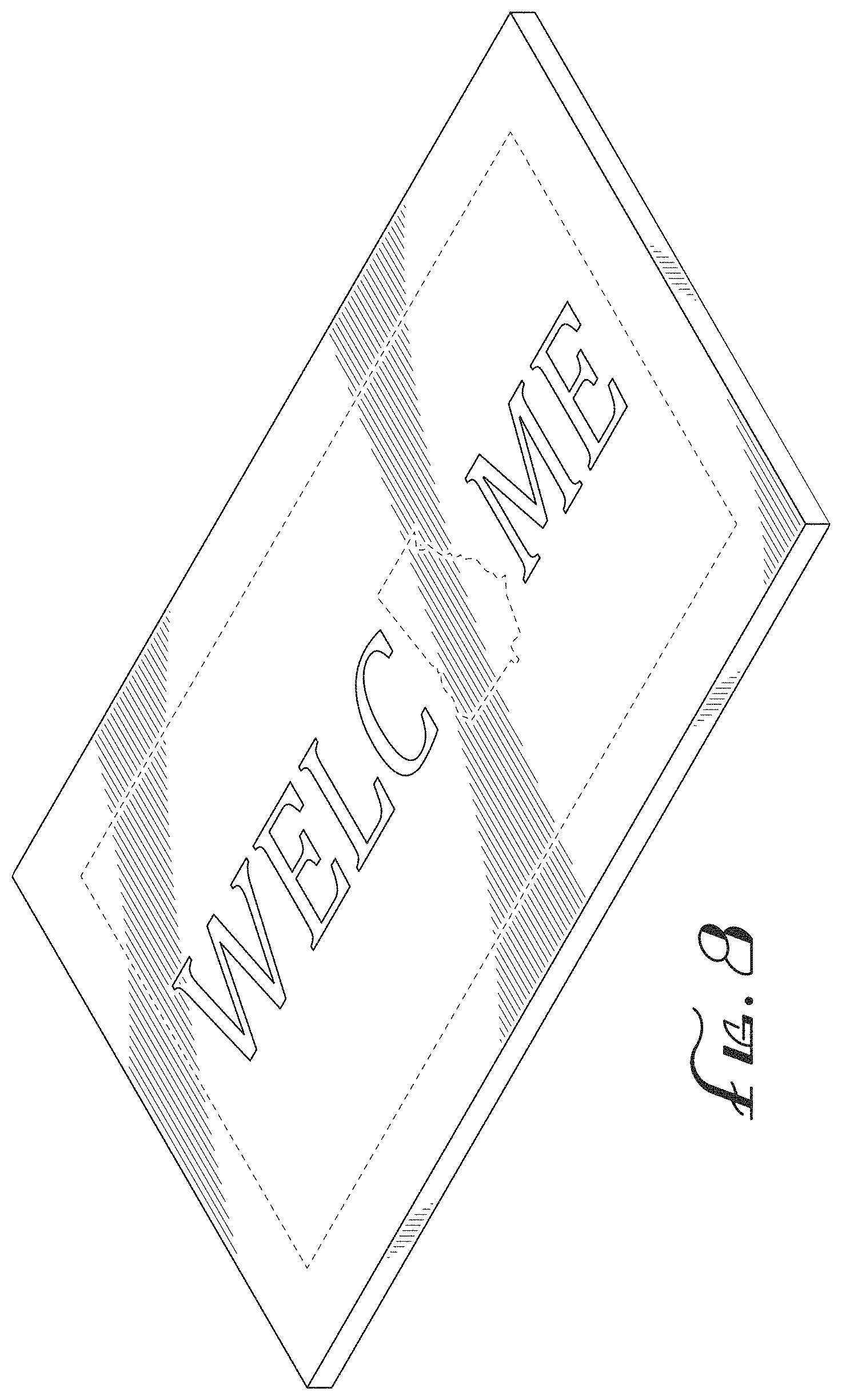 Patent USD1000870 Figure 5 – Mat