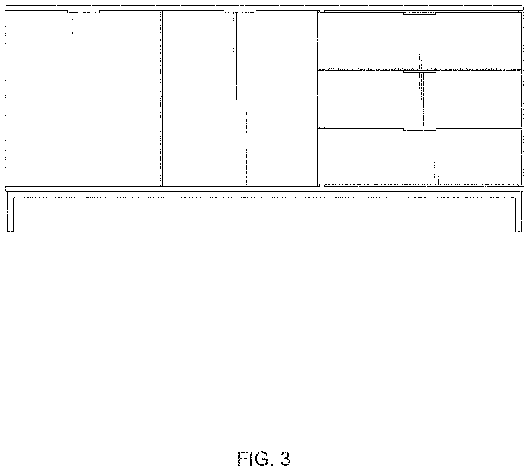 Patent USD1000876 Figure 3 – Sideboard