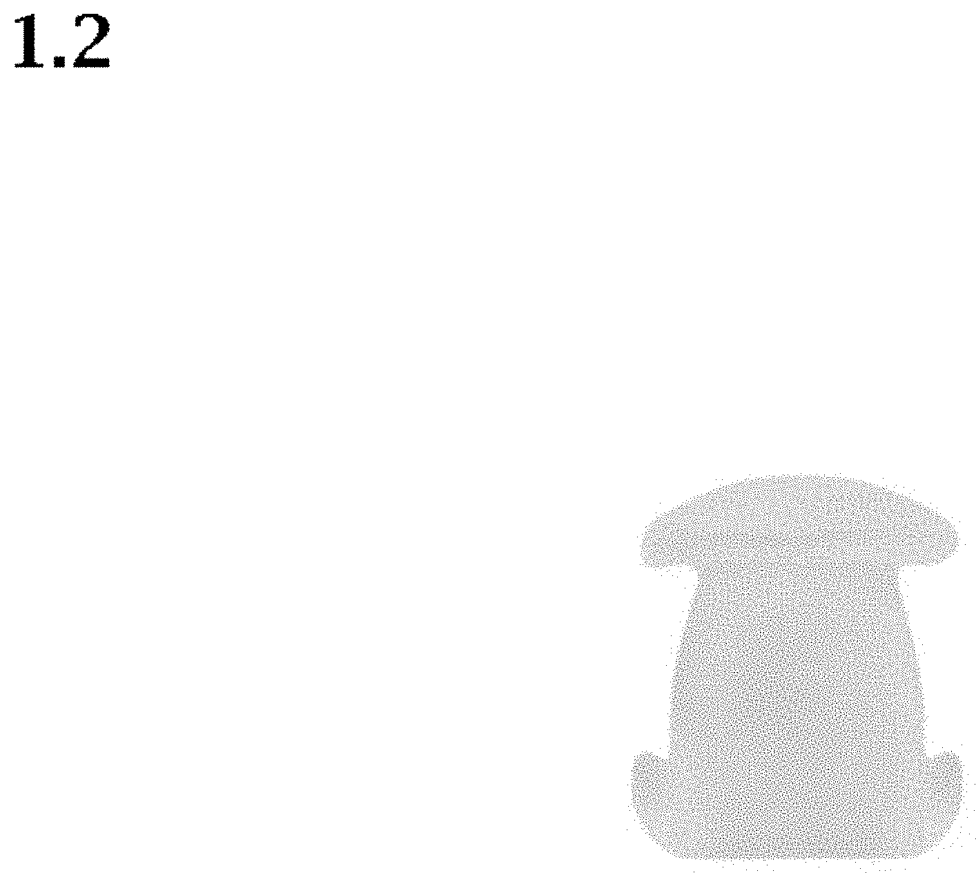 Patent USD1000877 Figure 2 – Display stand
