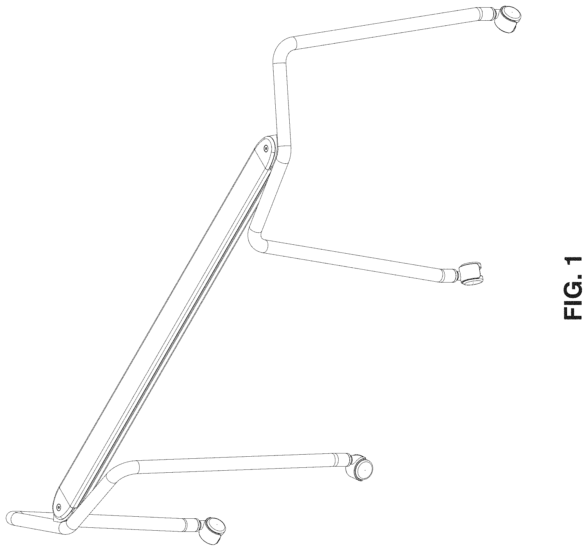 Patent USD1000879 Figure 1 – Foldable table frame