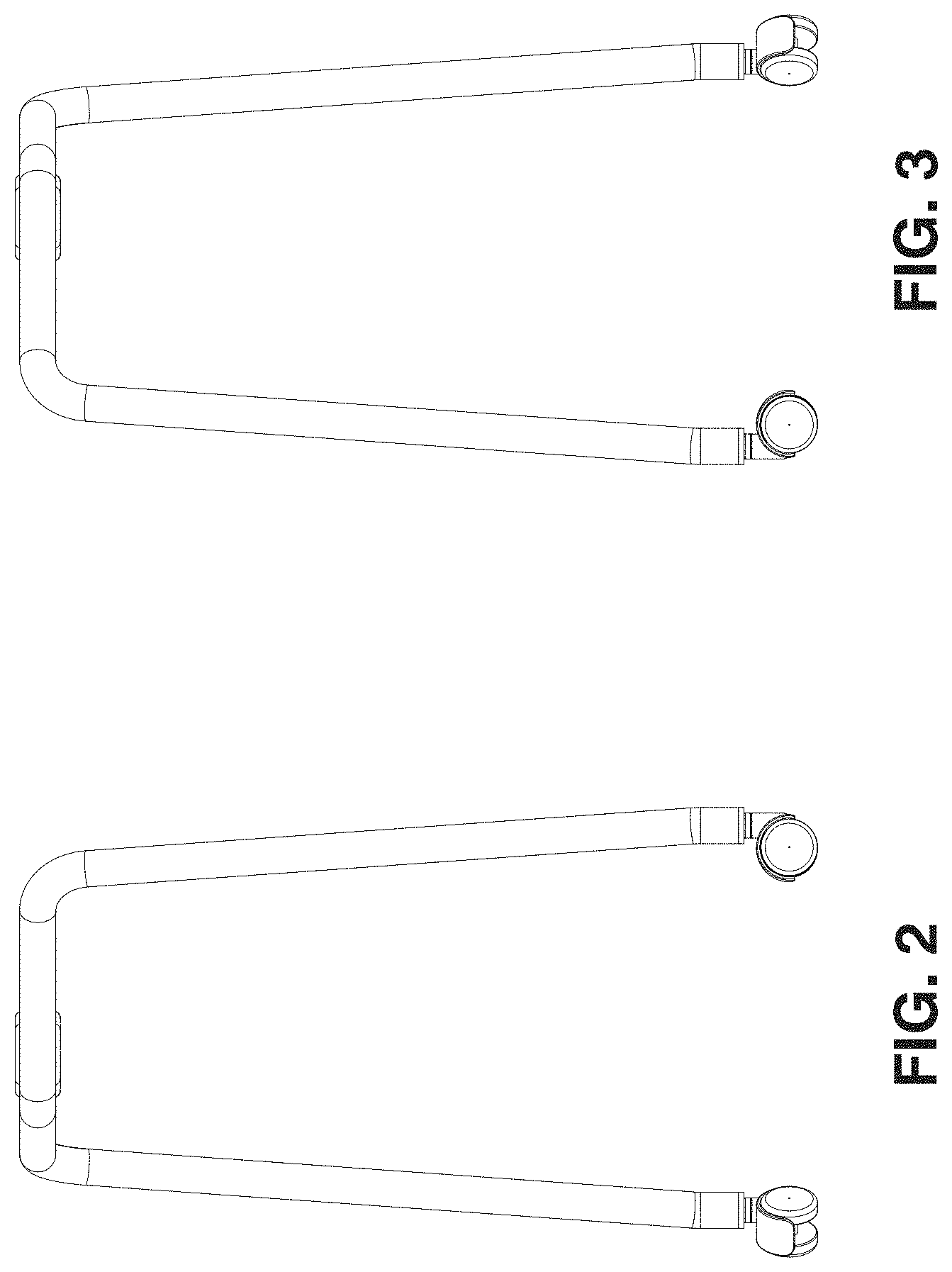 Patent USD1000879 Figure 2 – Foldable table frame