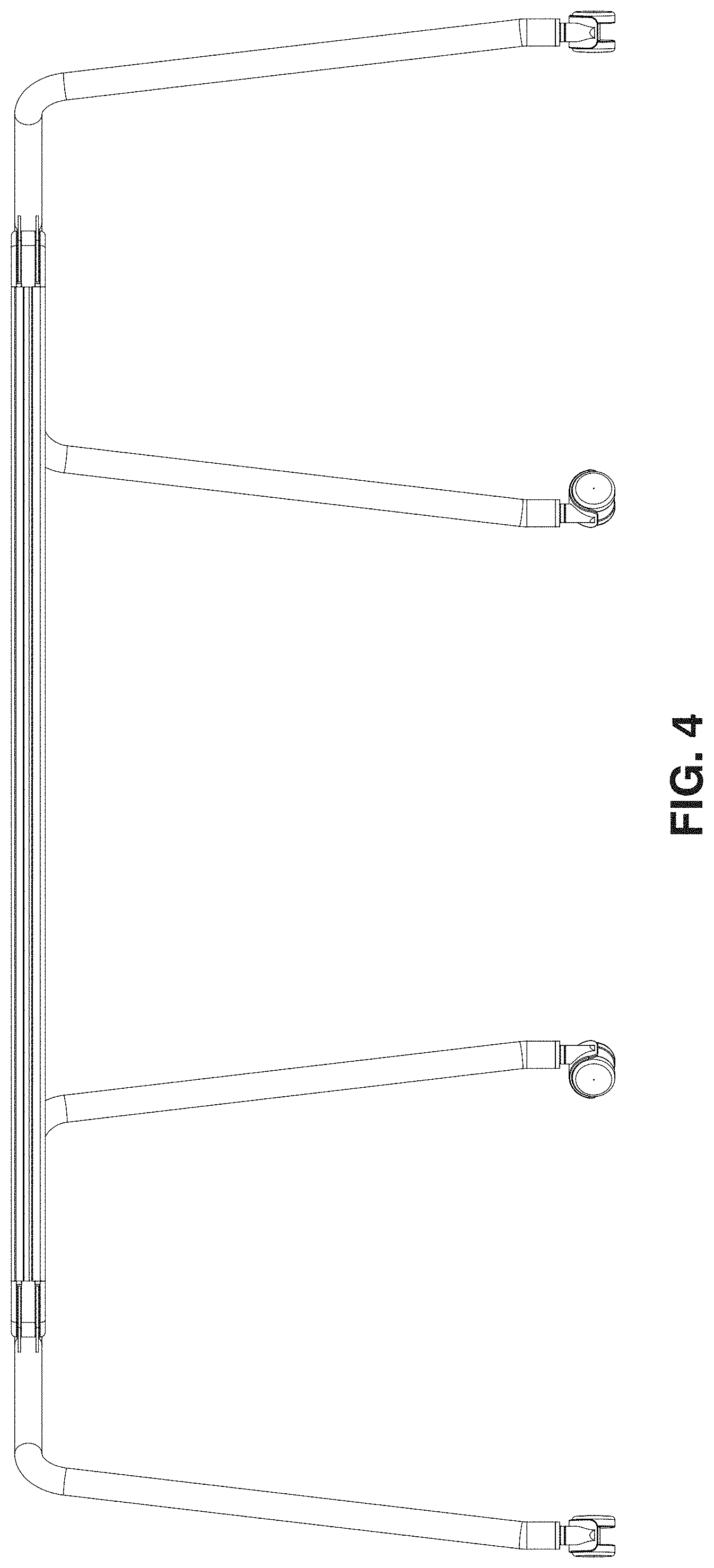 Patent USD1000879 Figure 3 – Foldable table frame
