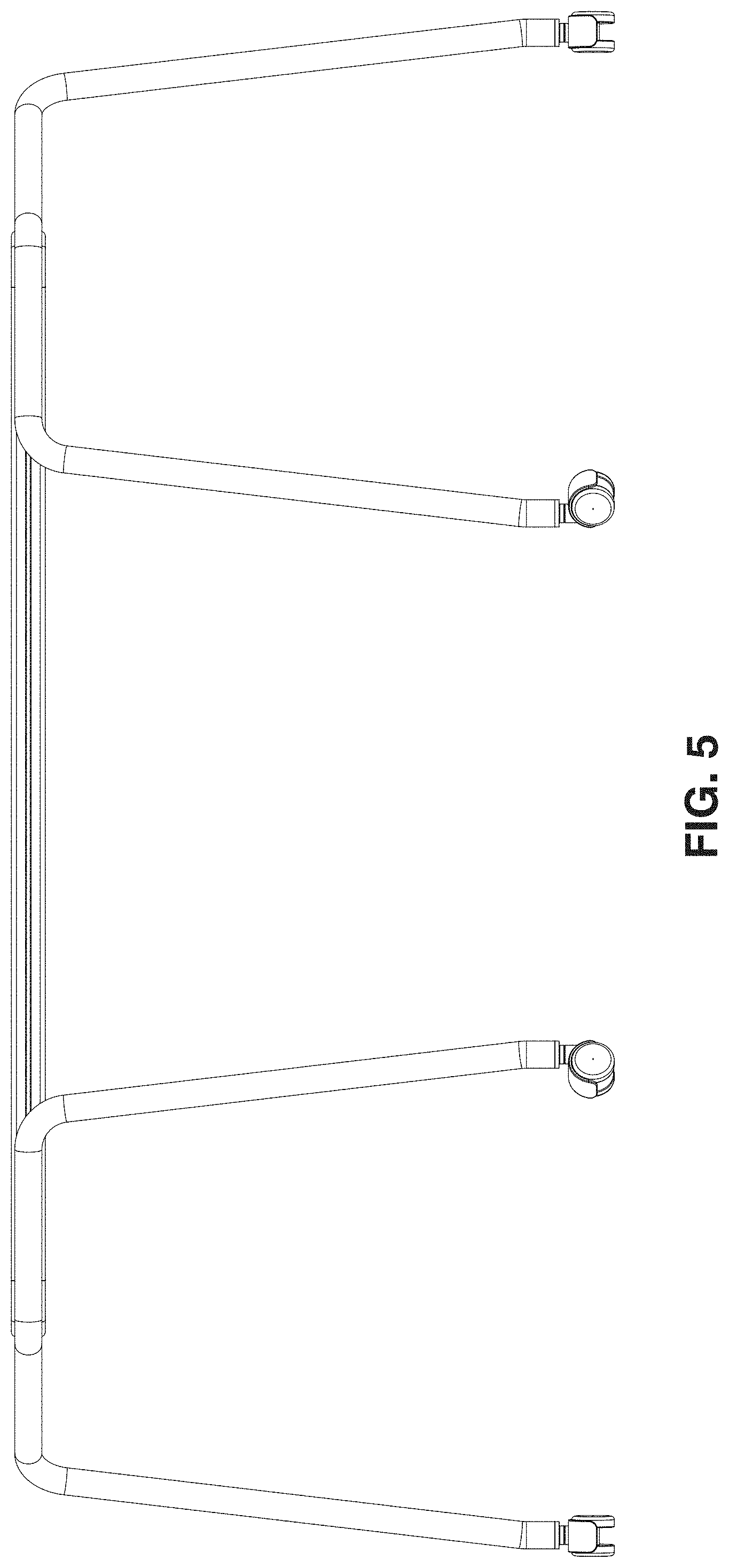 Patent USD1000879 Figure 4 – Foldable table frame