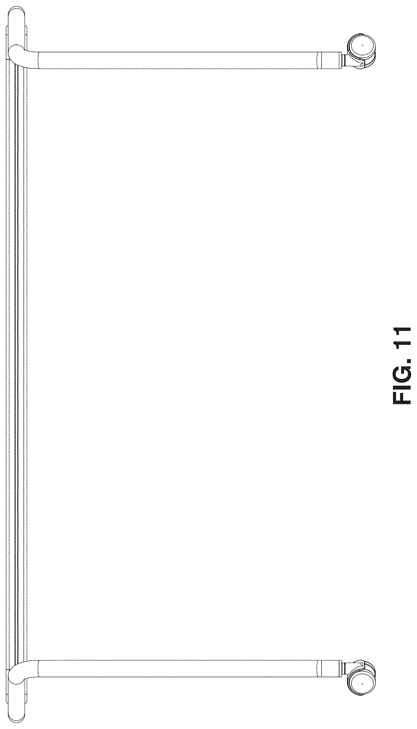 Patent USD1000879 Figure 8 – Foldable table frame