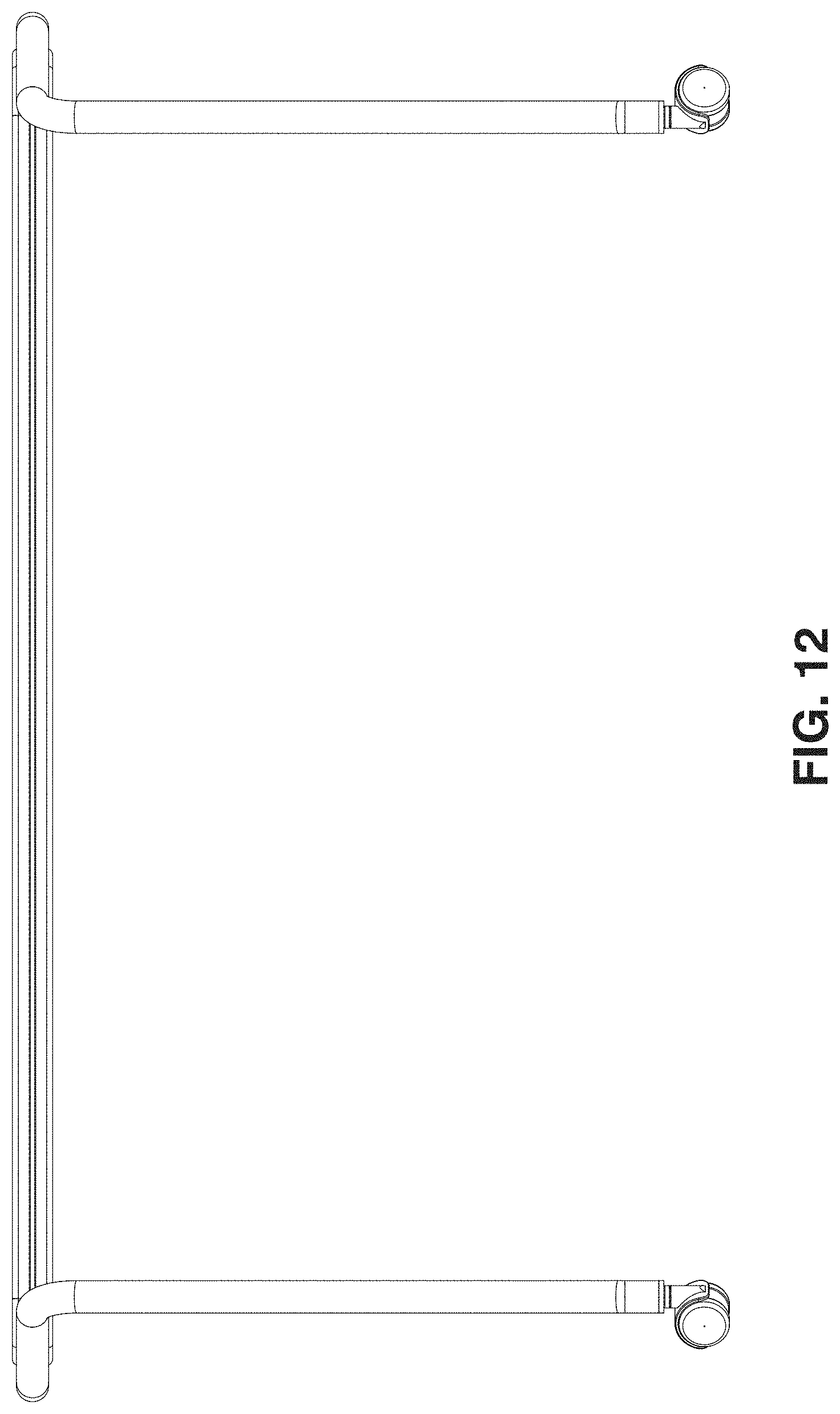 Patent USD1000879 Figure 9 – Foldable table frame