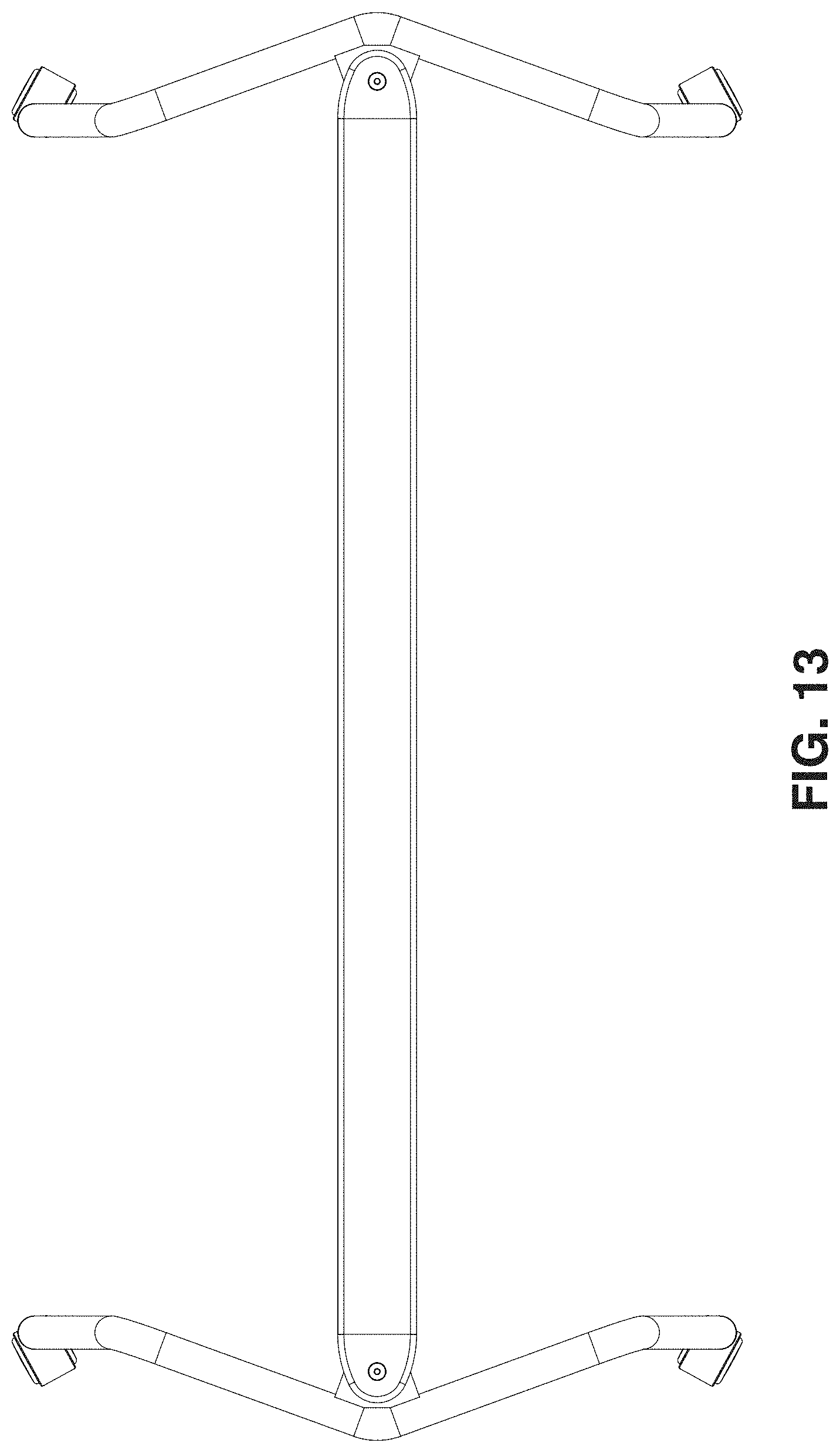 Patent USD1000879 Figure 10 – Foldable table frame
