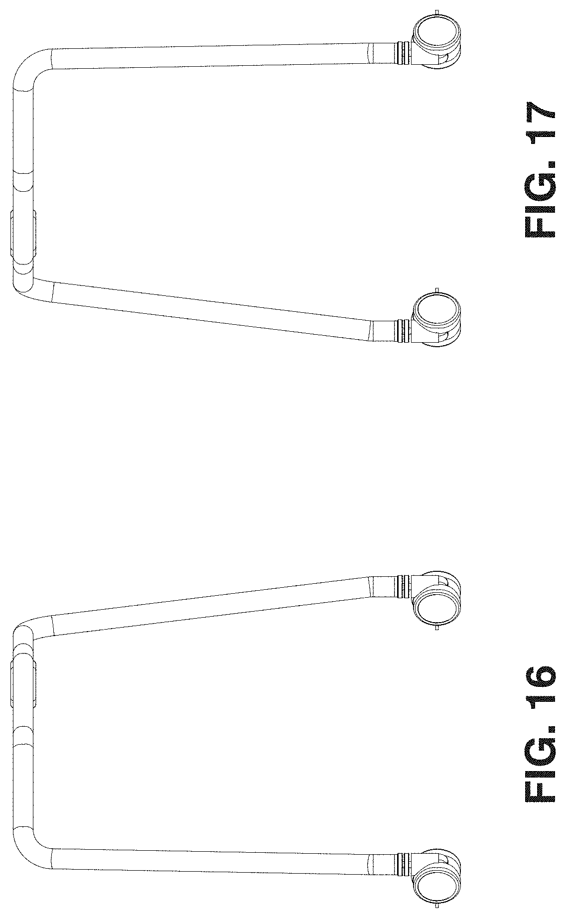 Patent USD1000879 Figure 13 – Foldable table frame